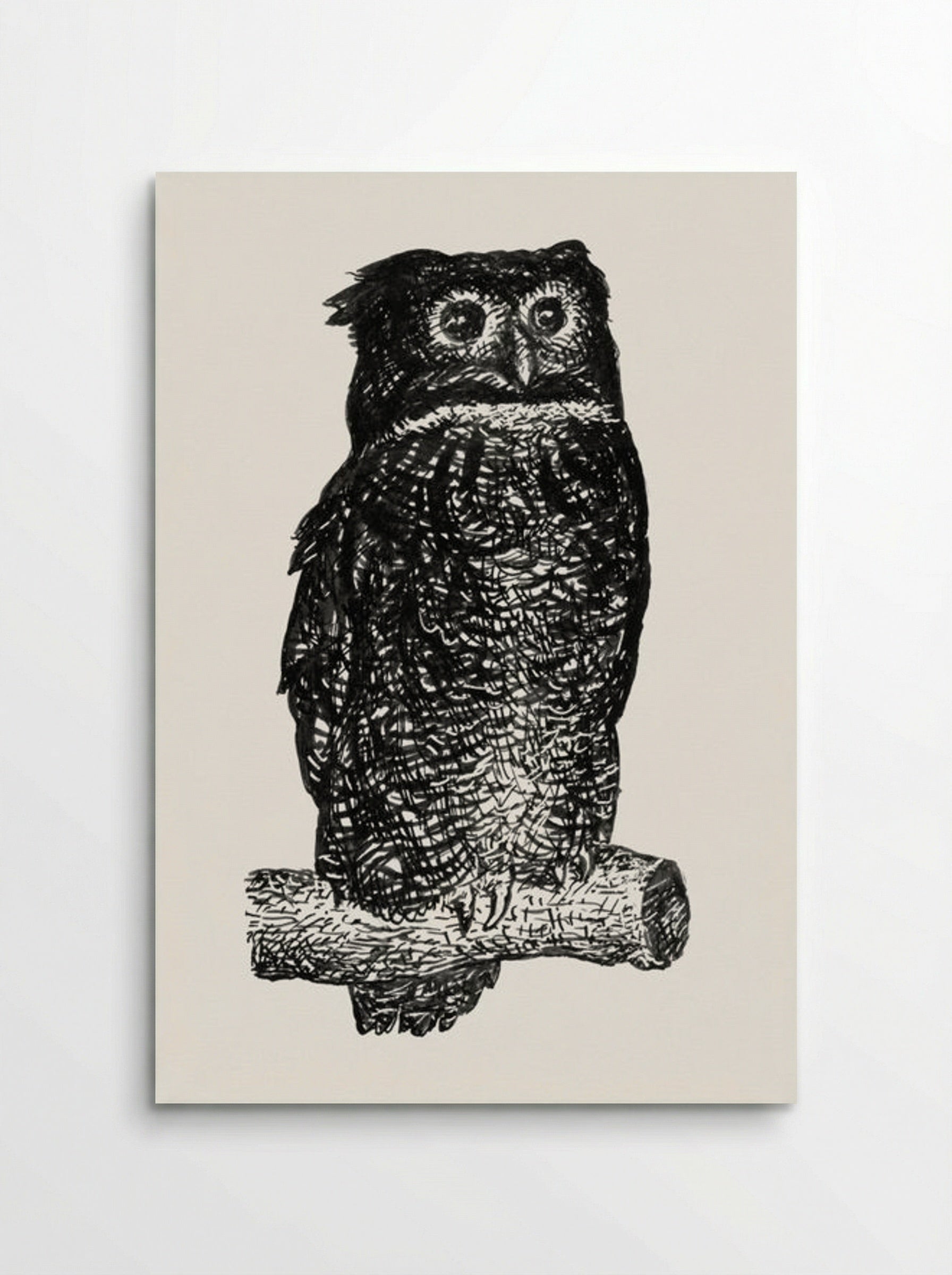 Owl - Leo Gestel - Poster