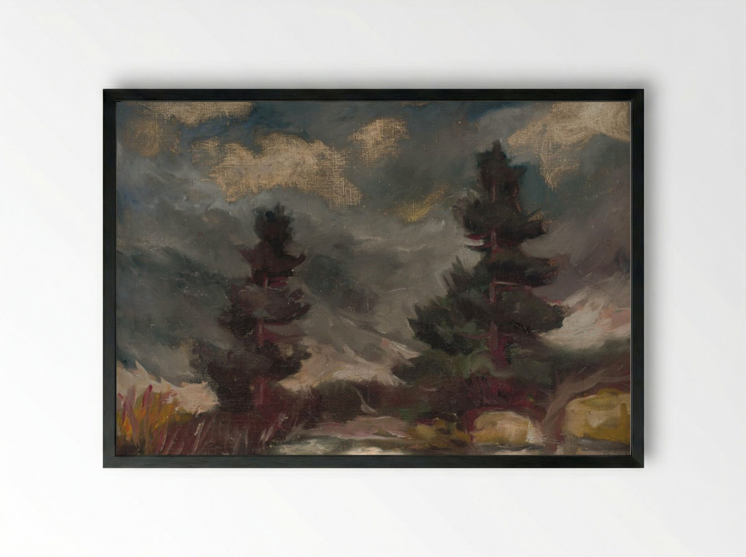 Tatra Landscape - Zolo Palugyay - Framed Print Black