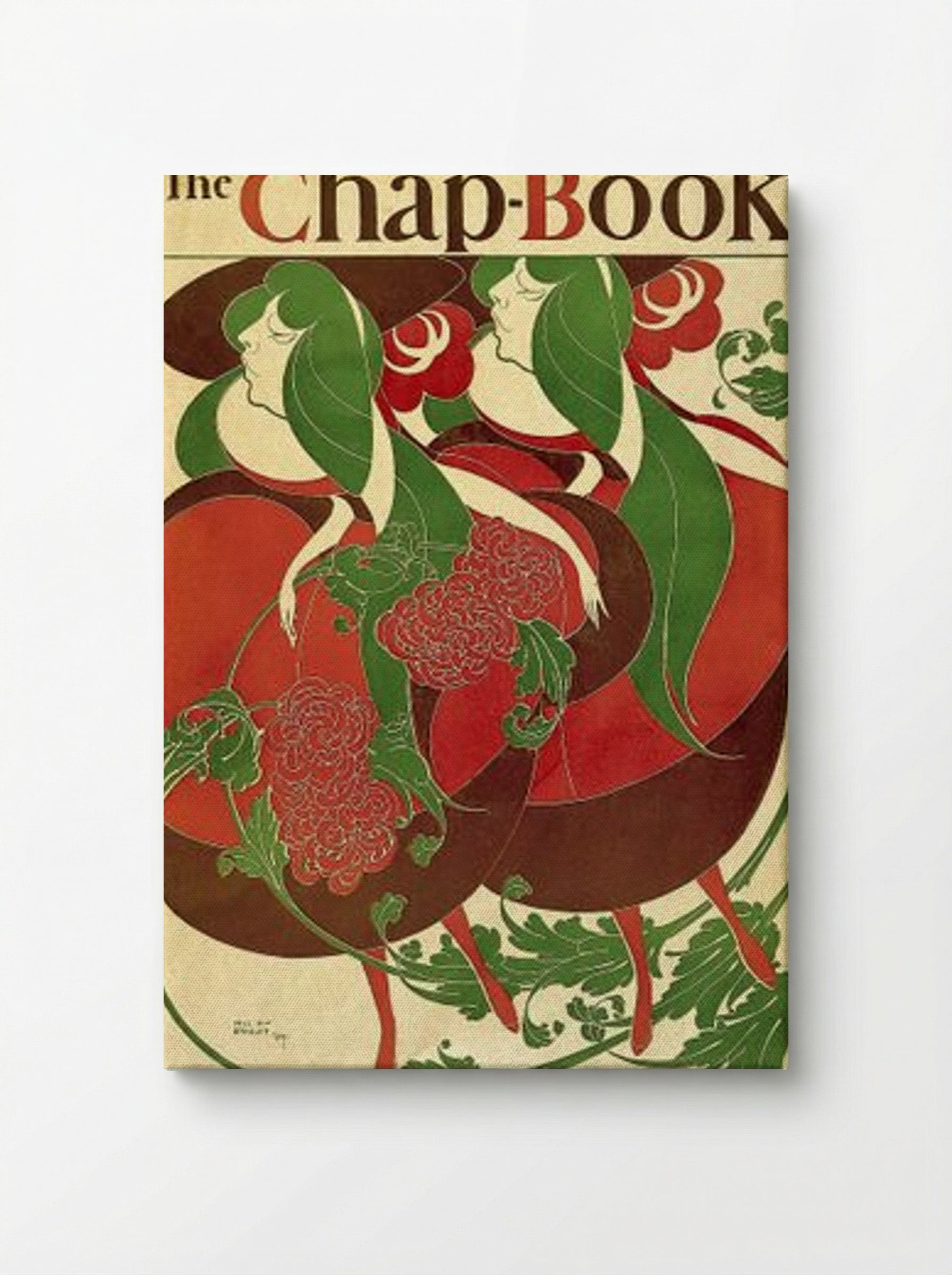 The Chap-Book: The Twins, May (Cover Design) - Will H. Bradley - Canvas