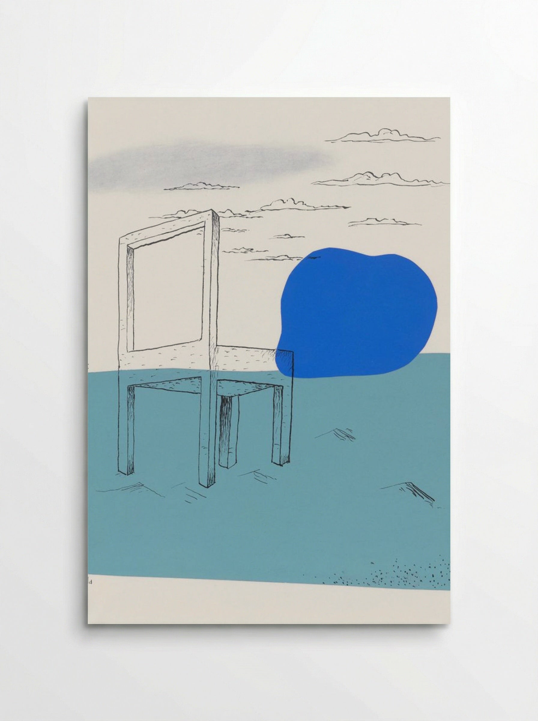 Landscape with a Chair - Mikuláš Galanda - Poster