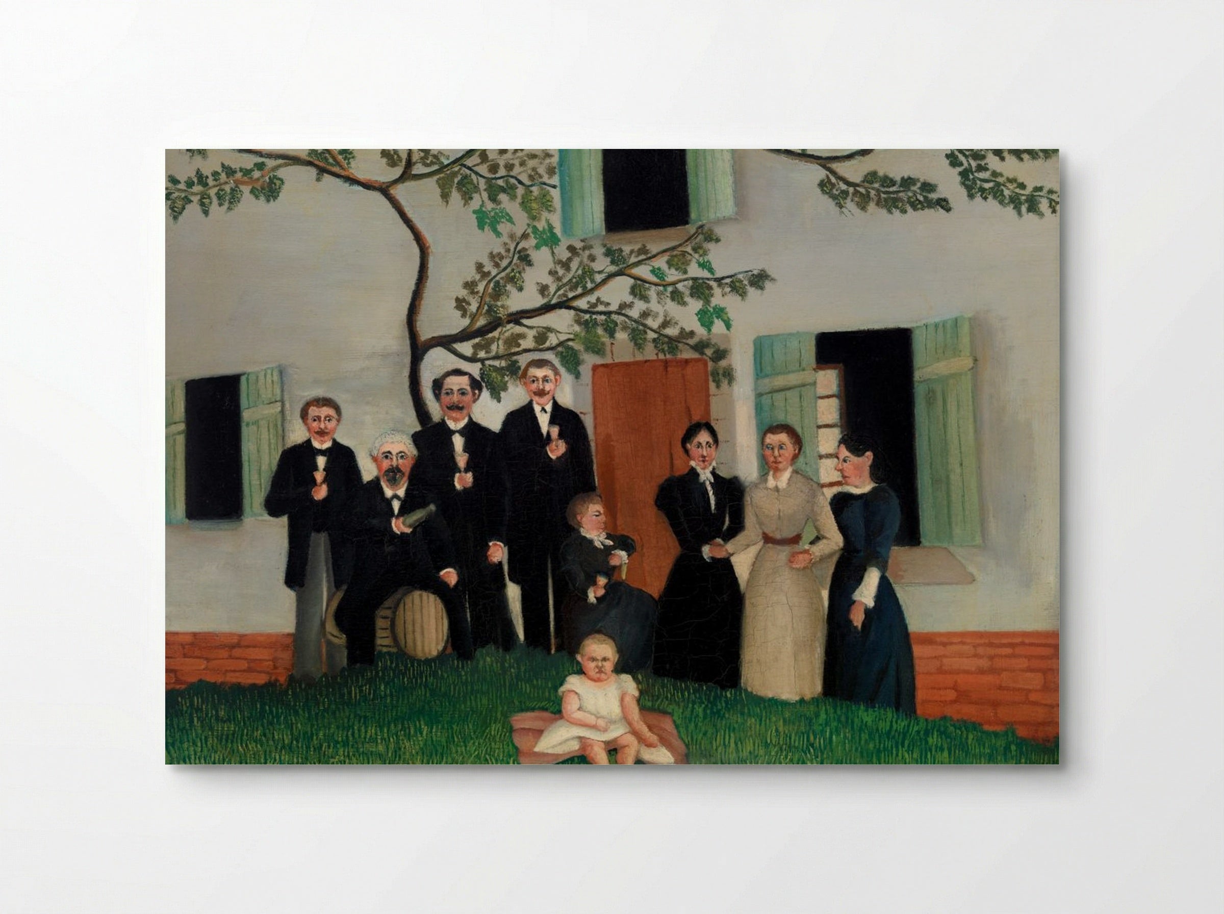 The Family (La Famille) - Henri Rousseau - Poster