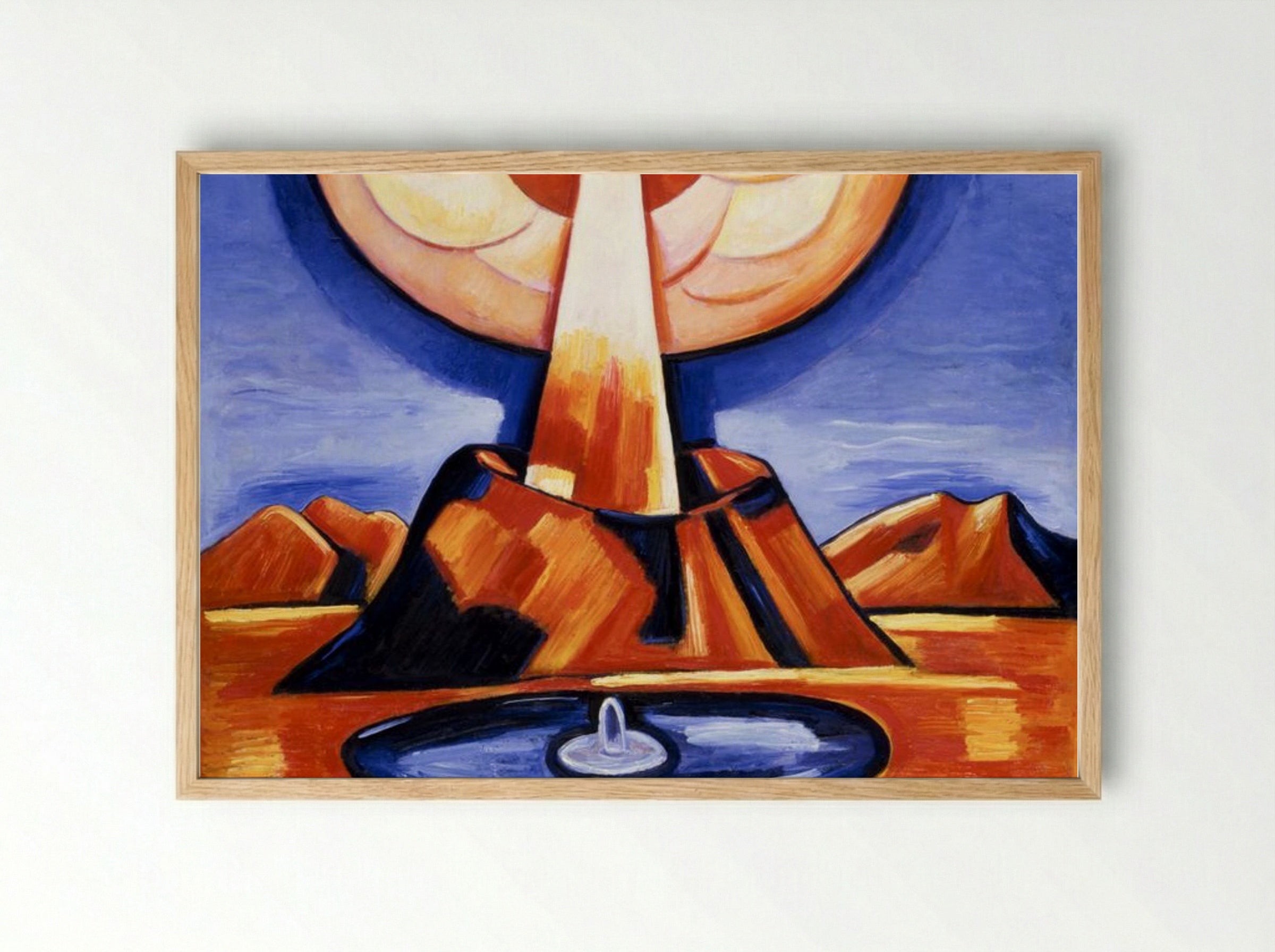 Yliaster (Paracelsus) - Marsden Hartley - Framed Print Wood