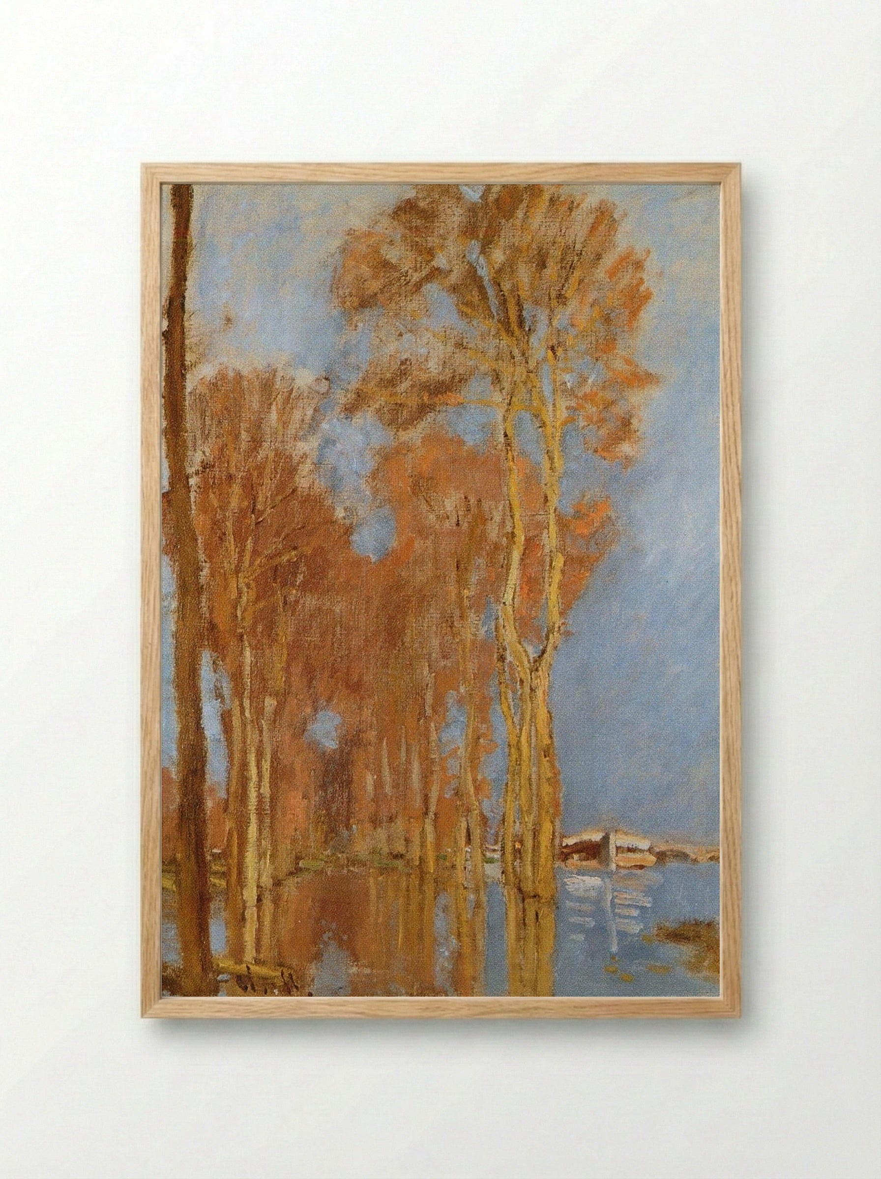 The Flood - Armand Guillaumin - Framed Print Wood
