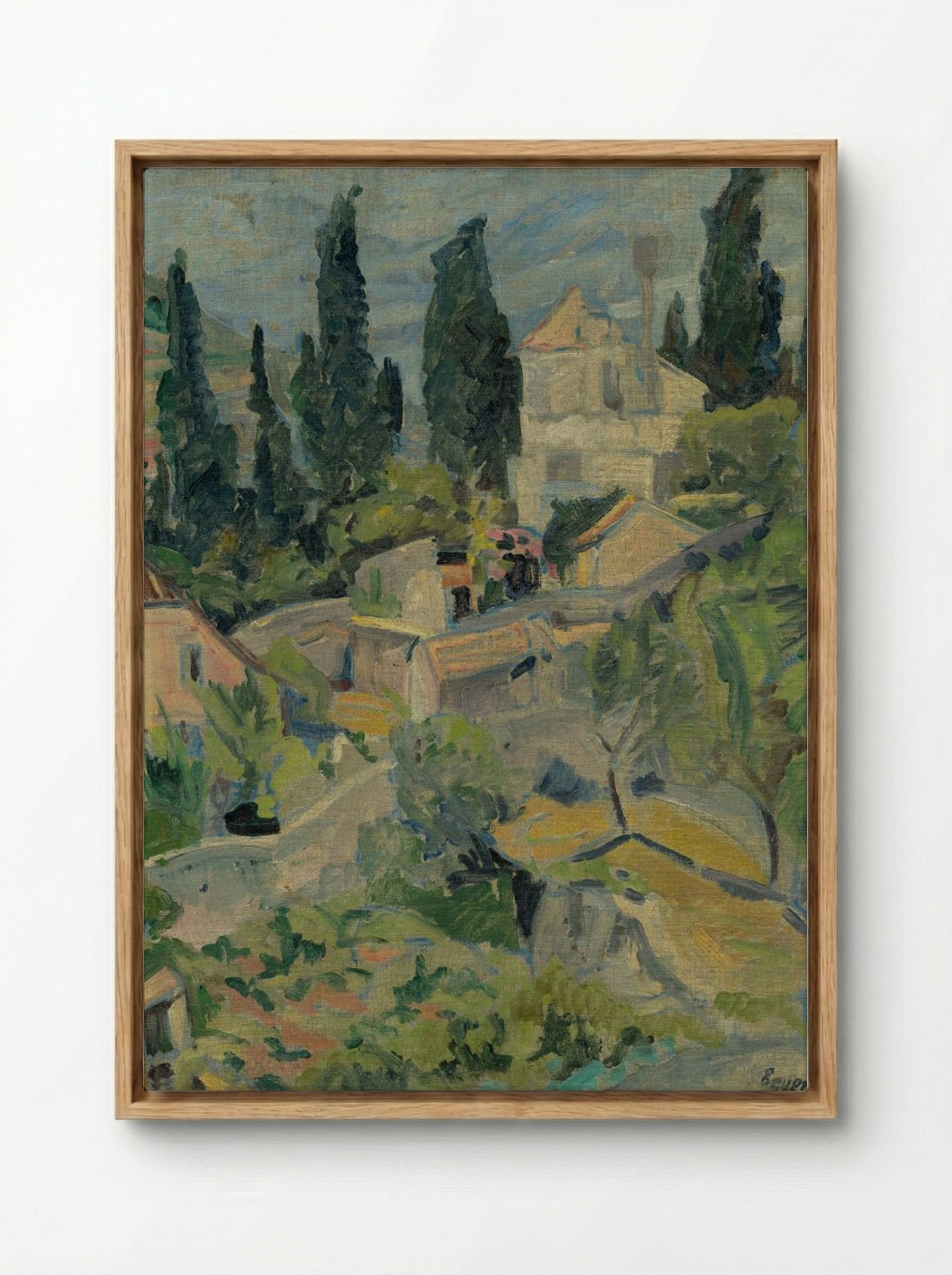 Rijeka-raguza - Konstantin Bauer - Framed Canvas Wood