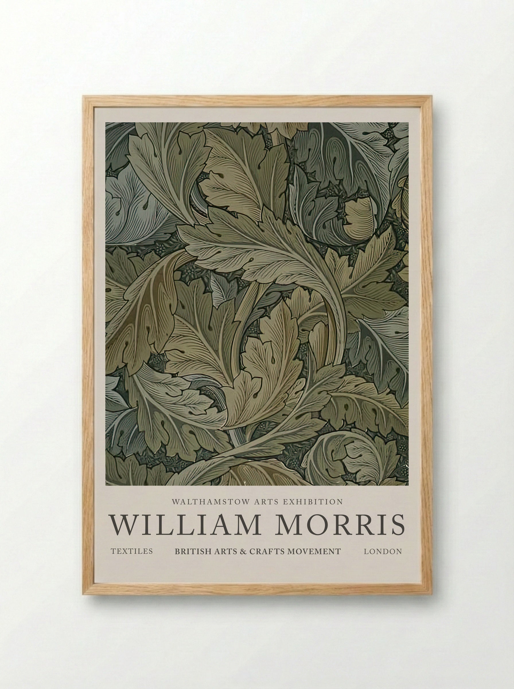 Acanthus - William Morris - Framed Print Wood