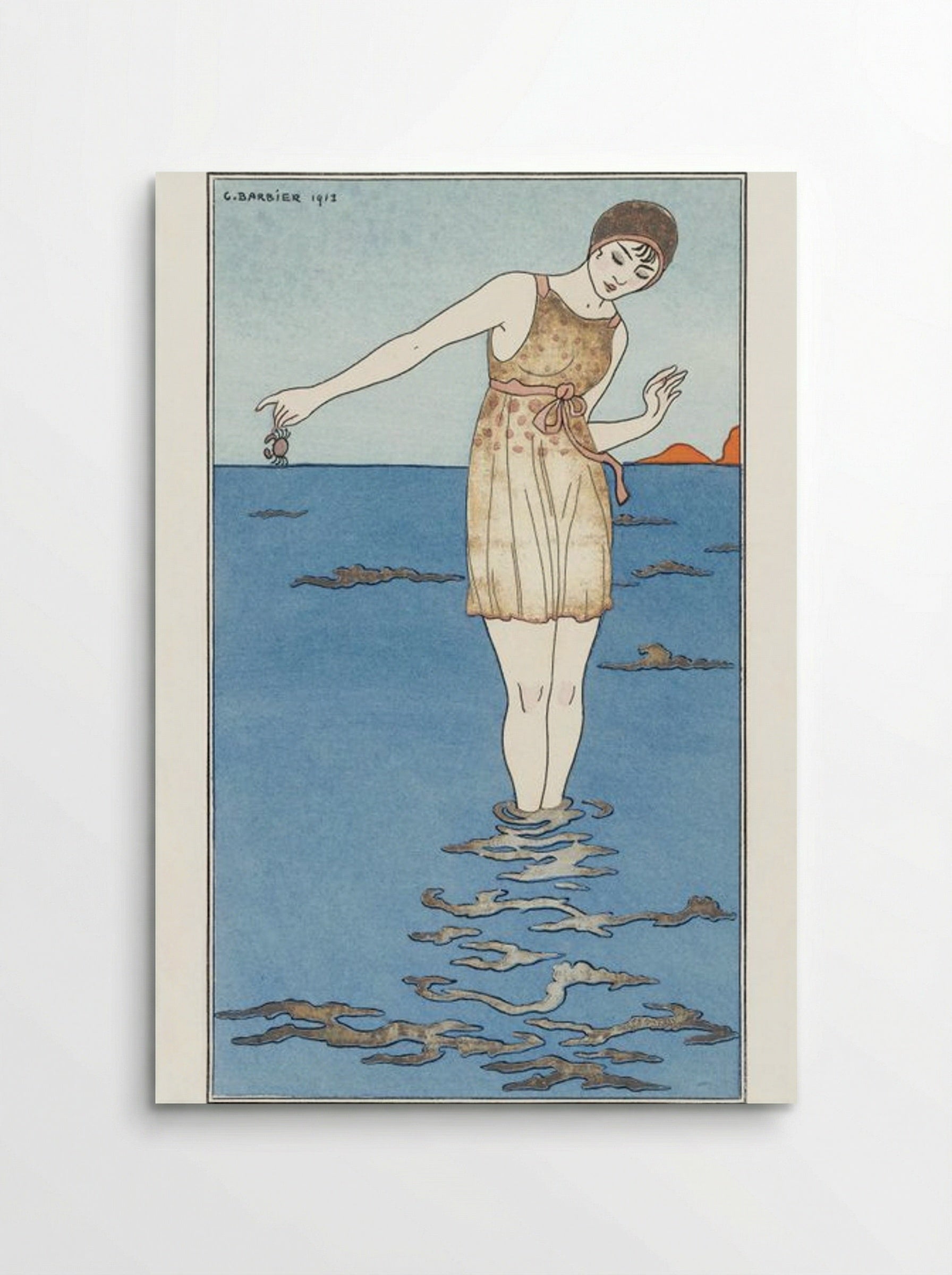 Costume de Bain - George Barbier - Poster