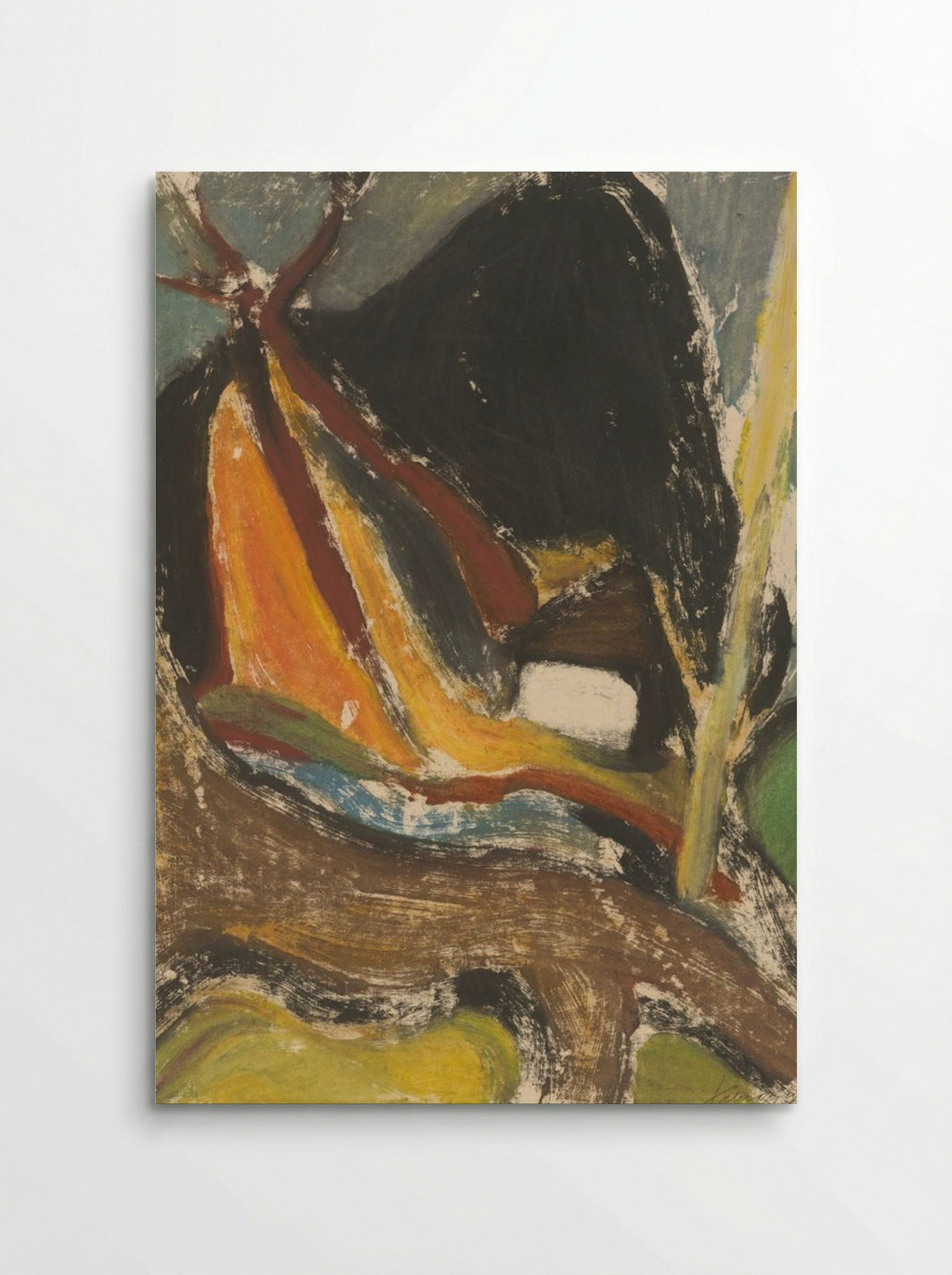 Cottage under the Mountain - Zolo Palugyay - Poster