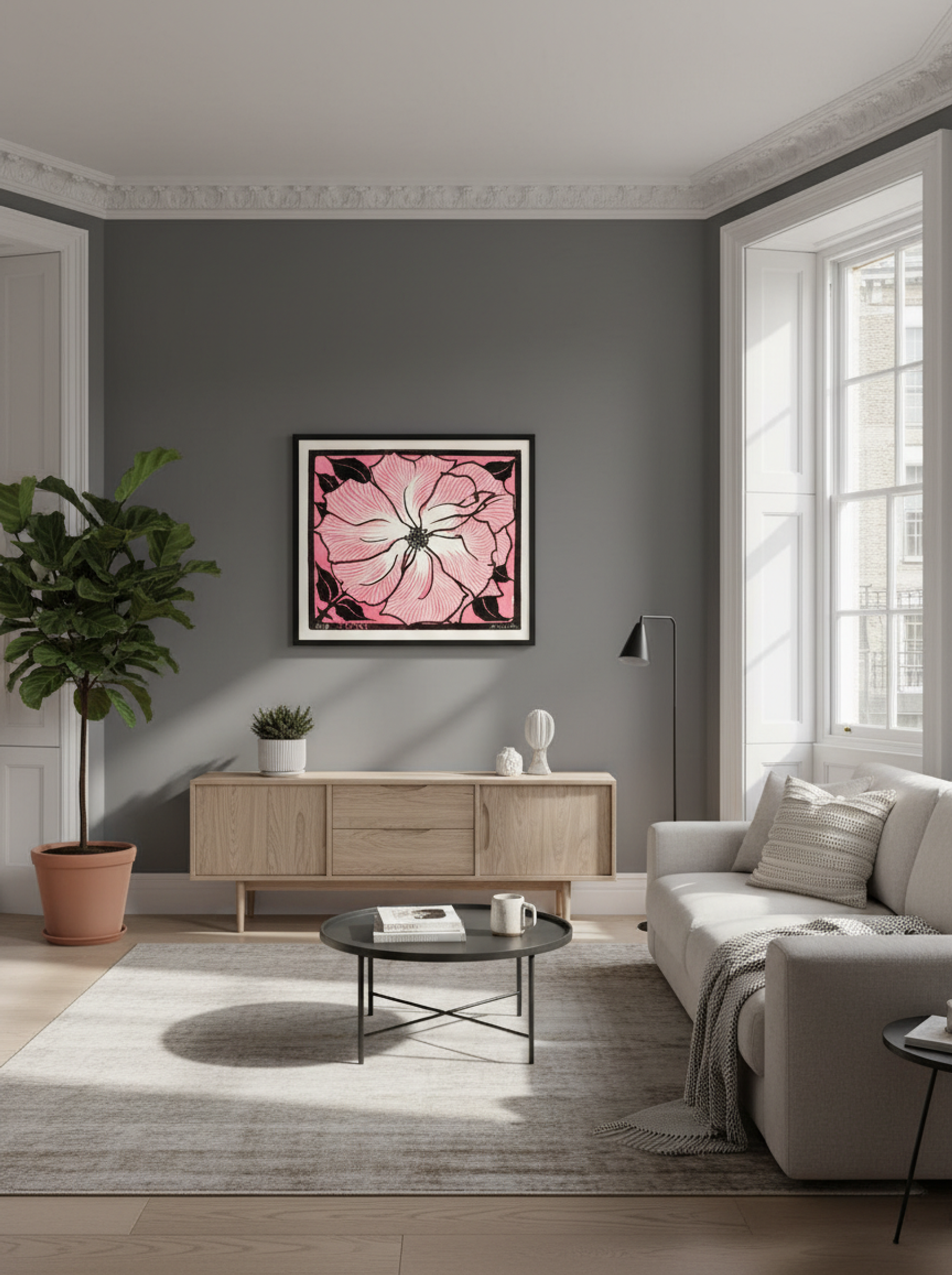 June (Floral Woodcut) - Julie de Graag - Lifestyle