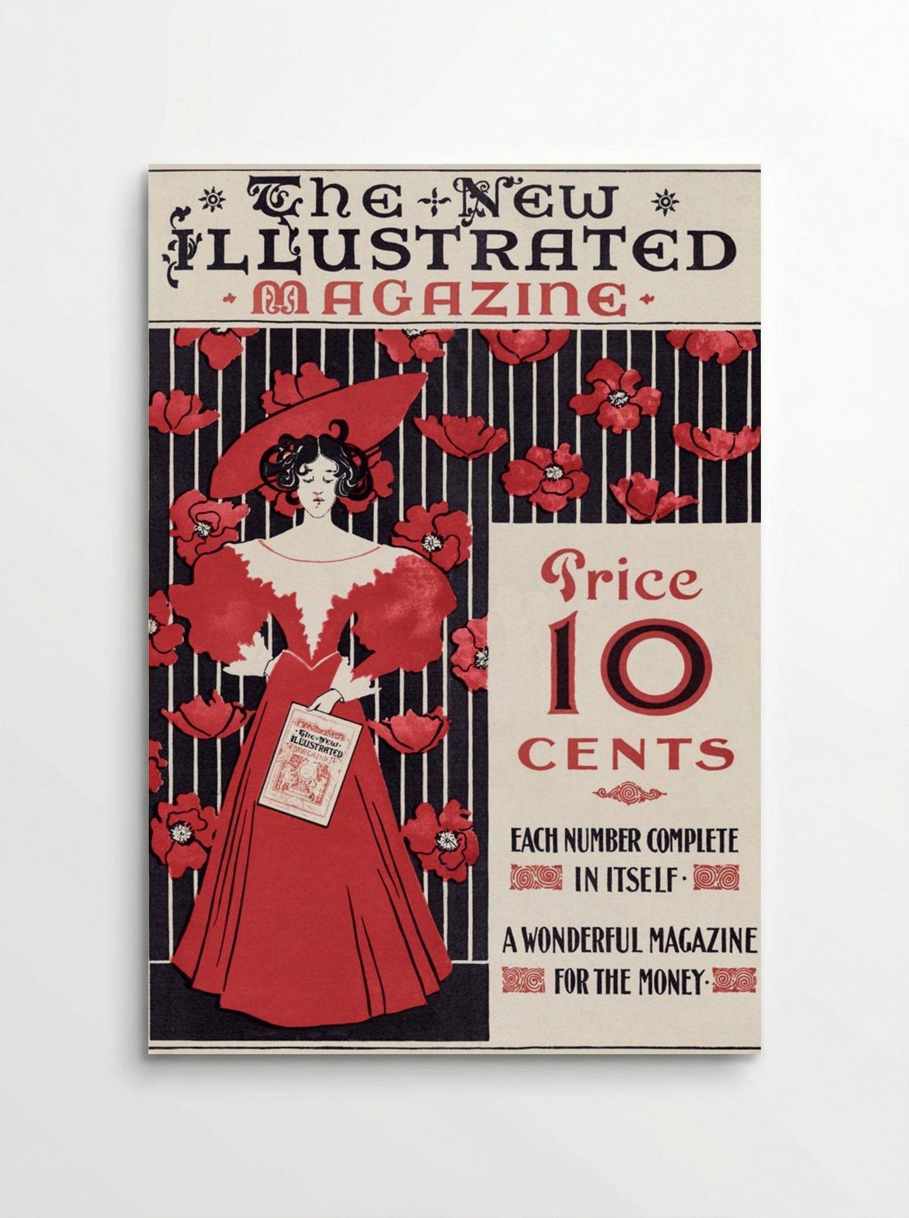 The New Illustrated Magazine (Cover Design) - Ethel Reed - Poster