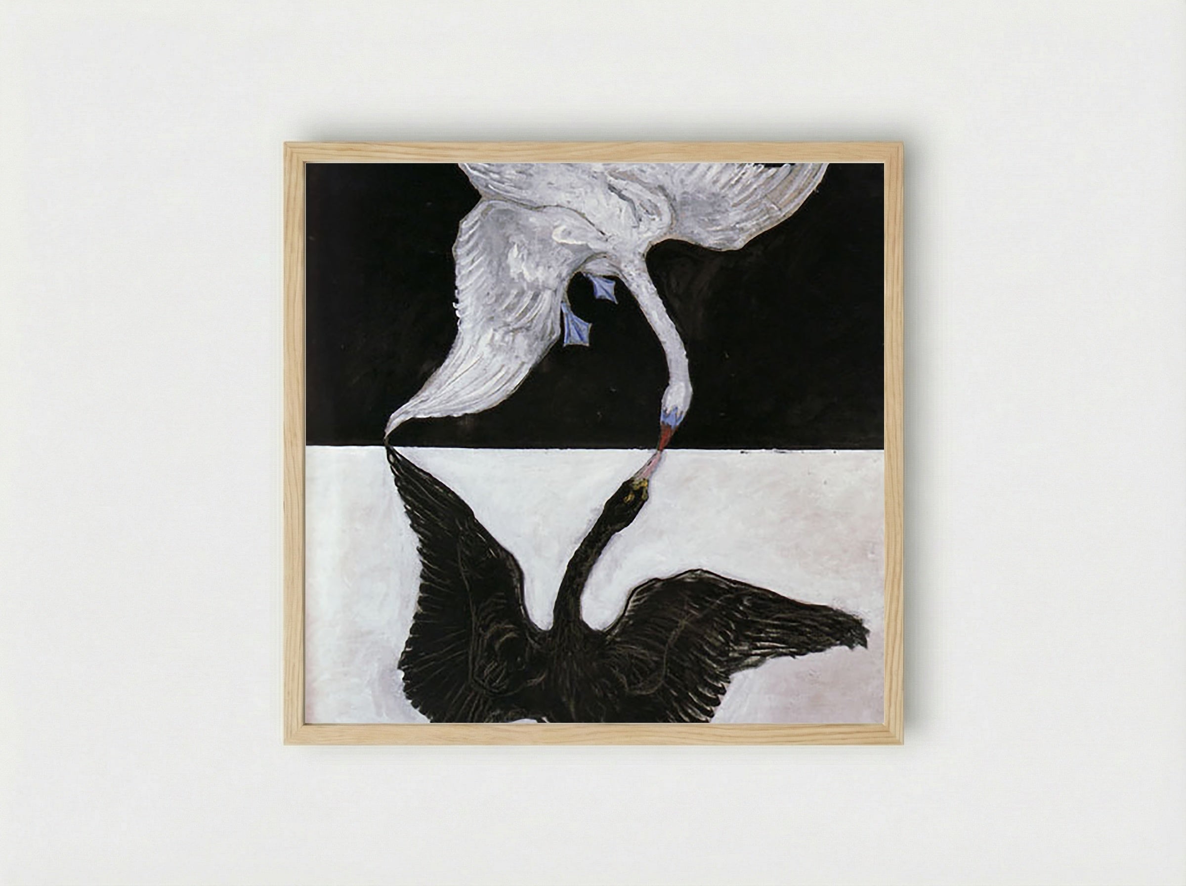 The Swan, No. 1 - Hilma af Klint - Framed Print Wood