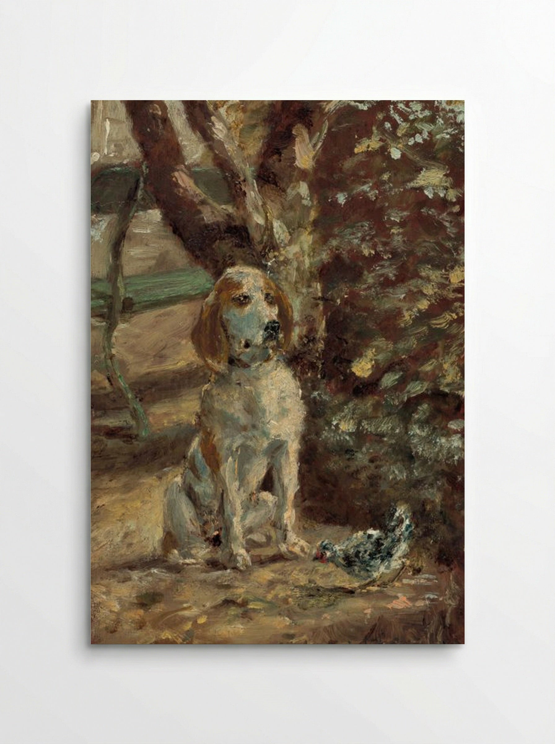 The Artist's Dog, Flèche - Henri de Toulouse-Lautrec - Poster