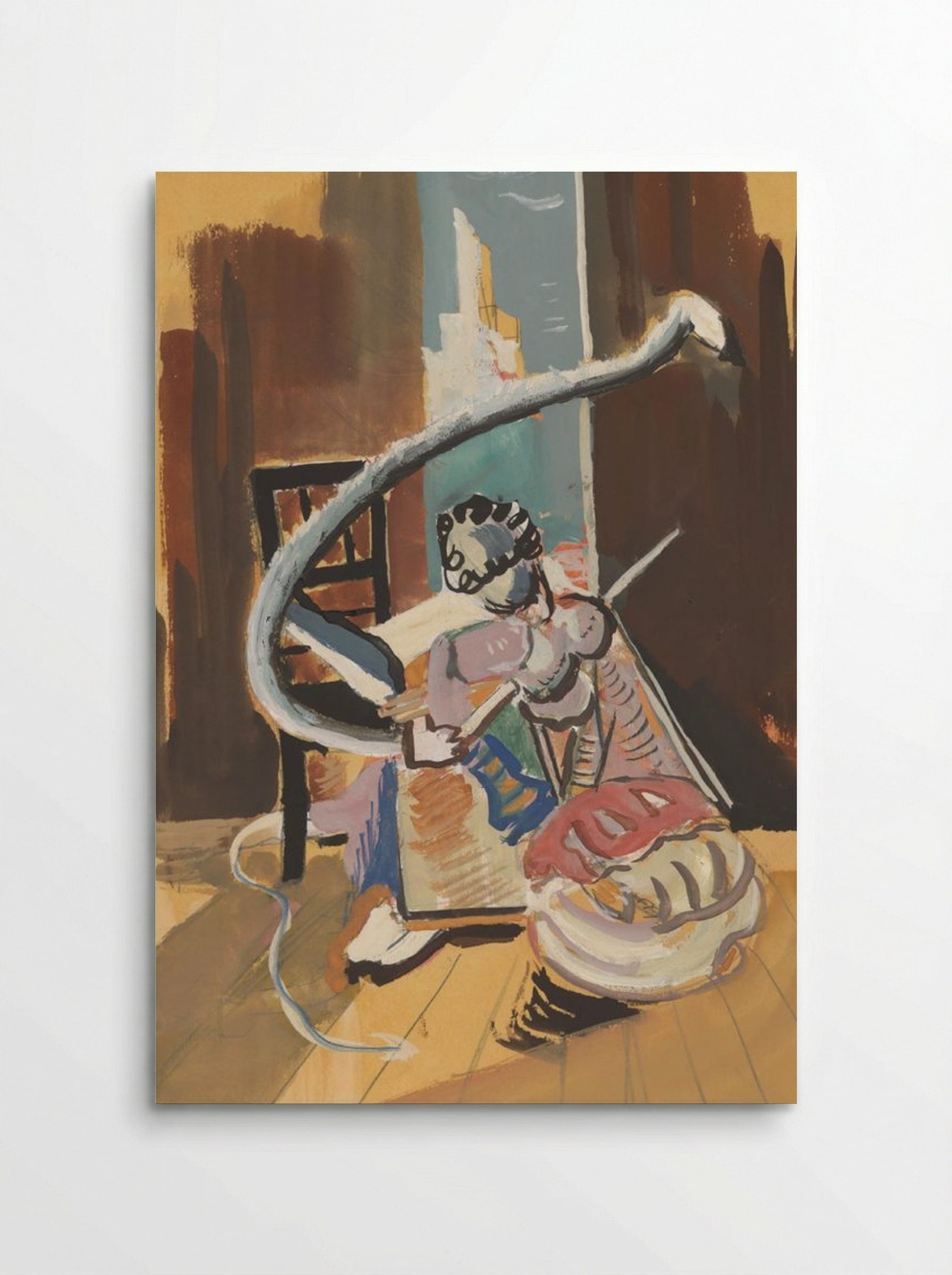 Study for Painting in a Circus Setting - Cyprián Majerník - Poster