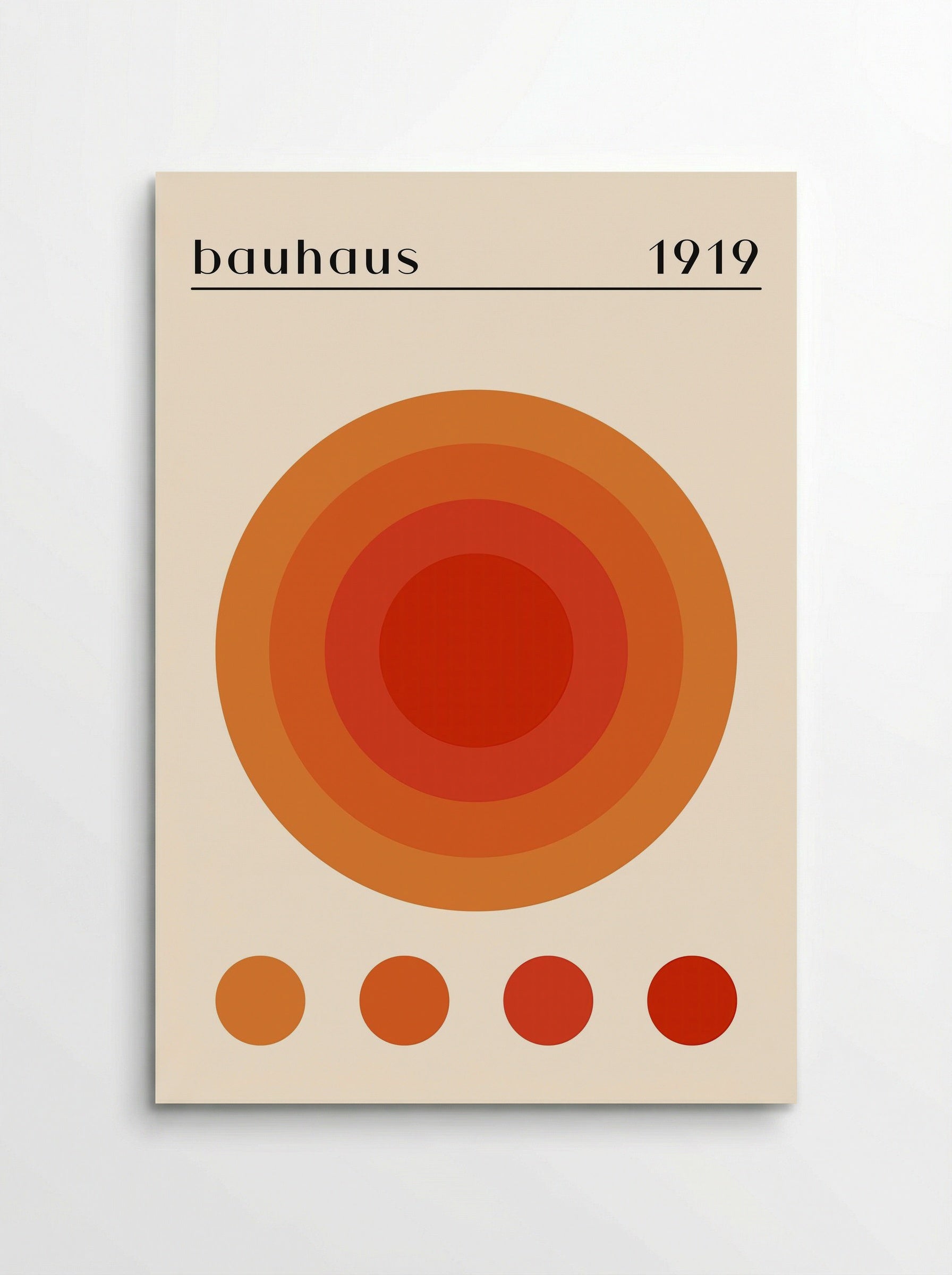 Bauhaus Radiant Circle - 1919 Exhibition Poster - Poster