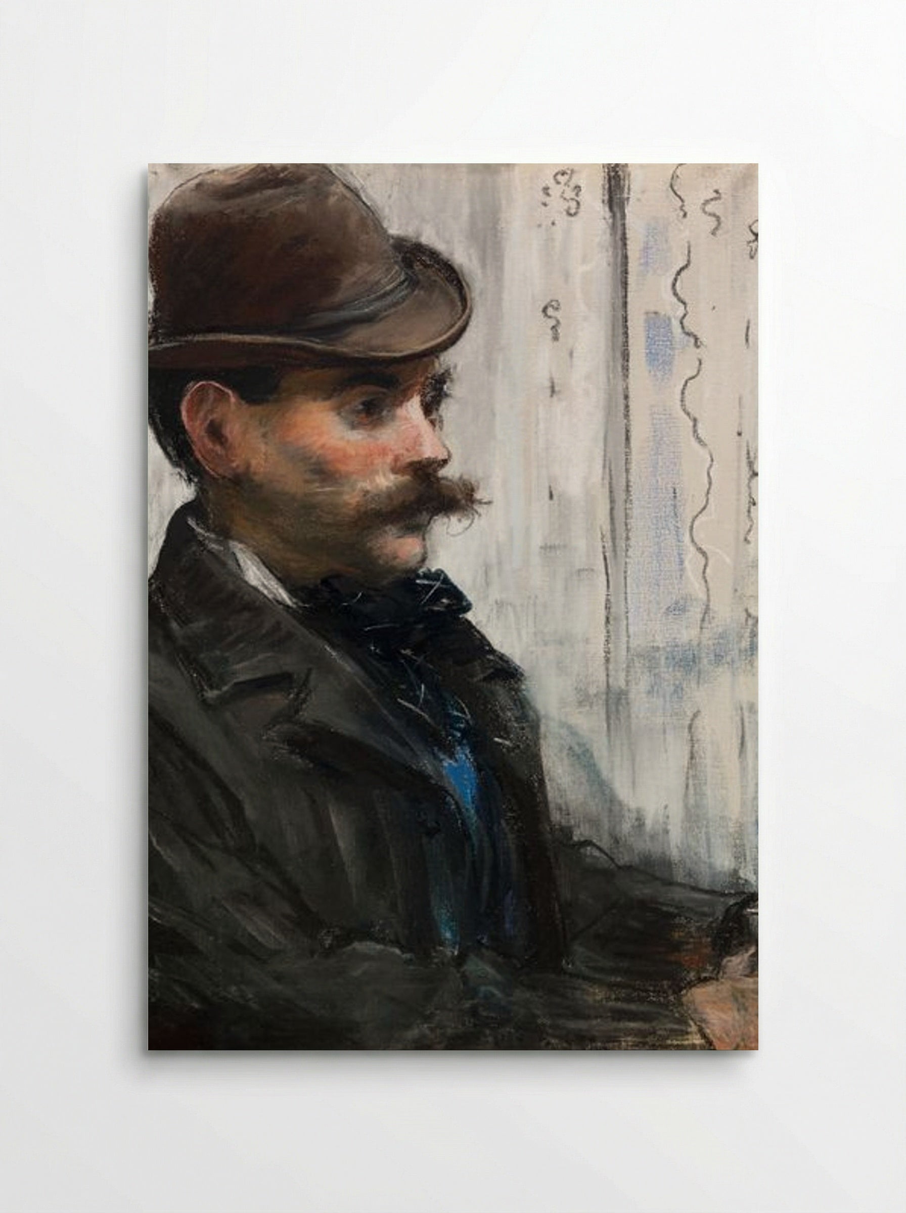 Portrait of Alphonse Maureau - Édouard Manet - Poster