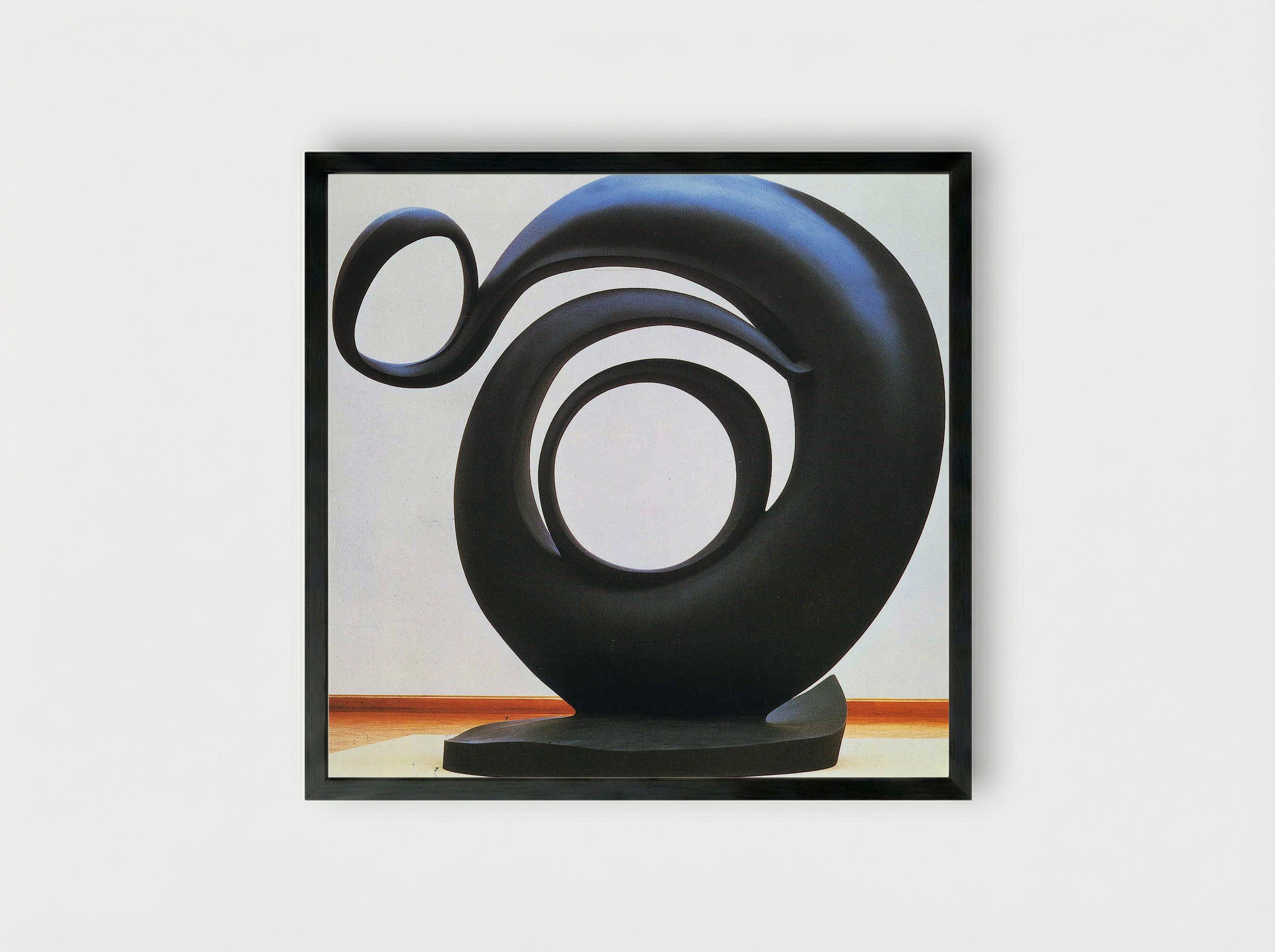 Abstraction - Georgia O'Keeffe - Framed Print Black