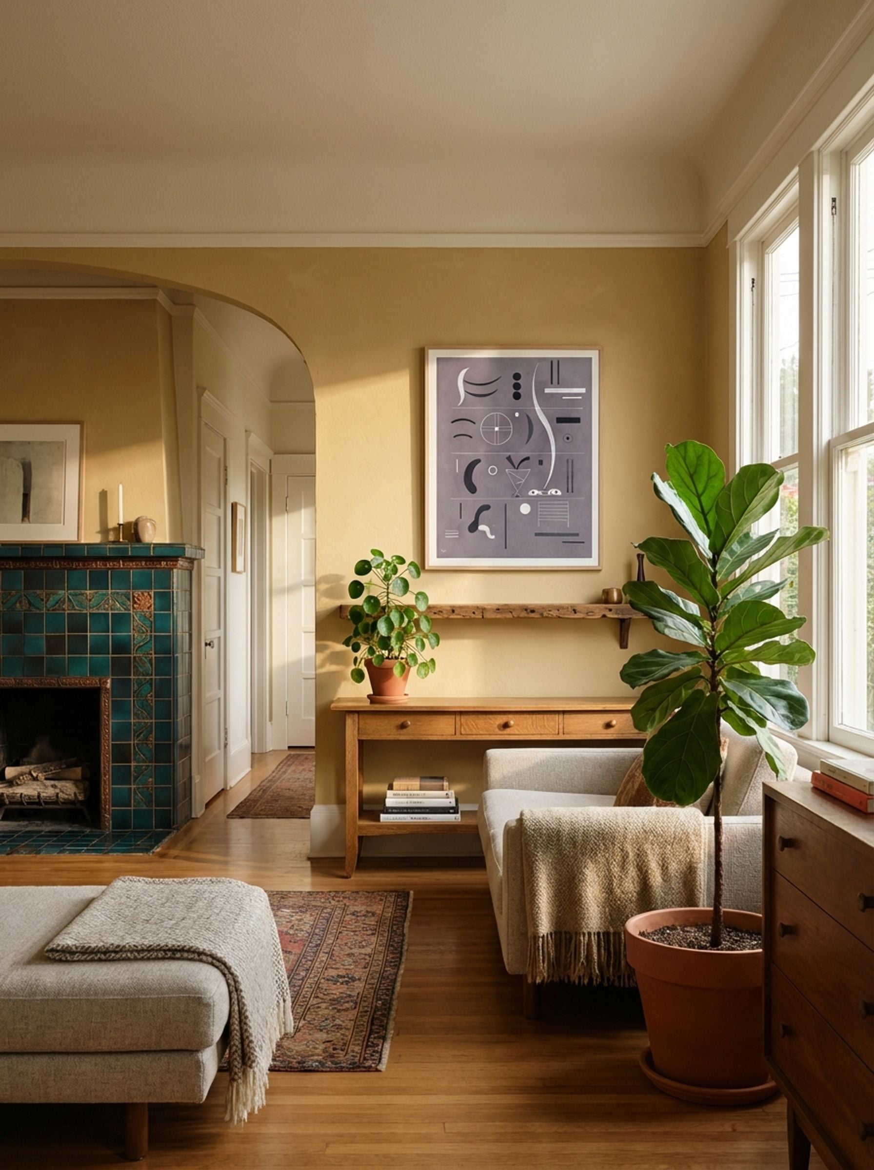 Four Parts - Wassily Kandinsky - Lifestyle