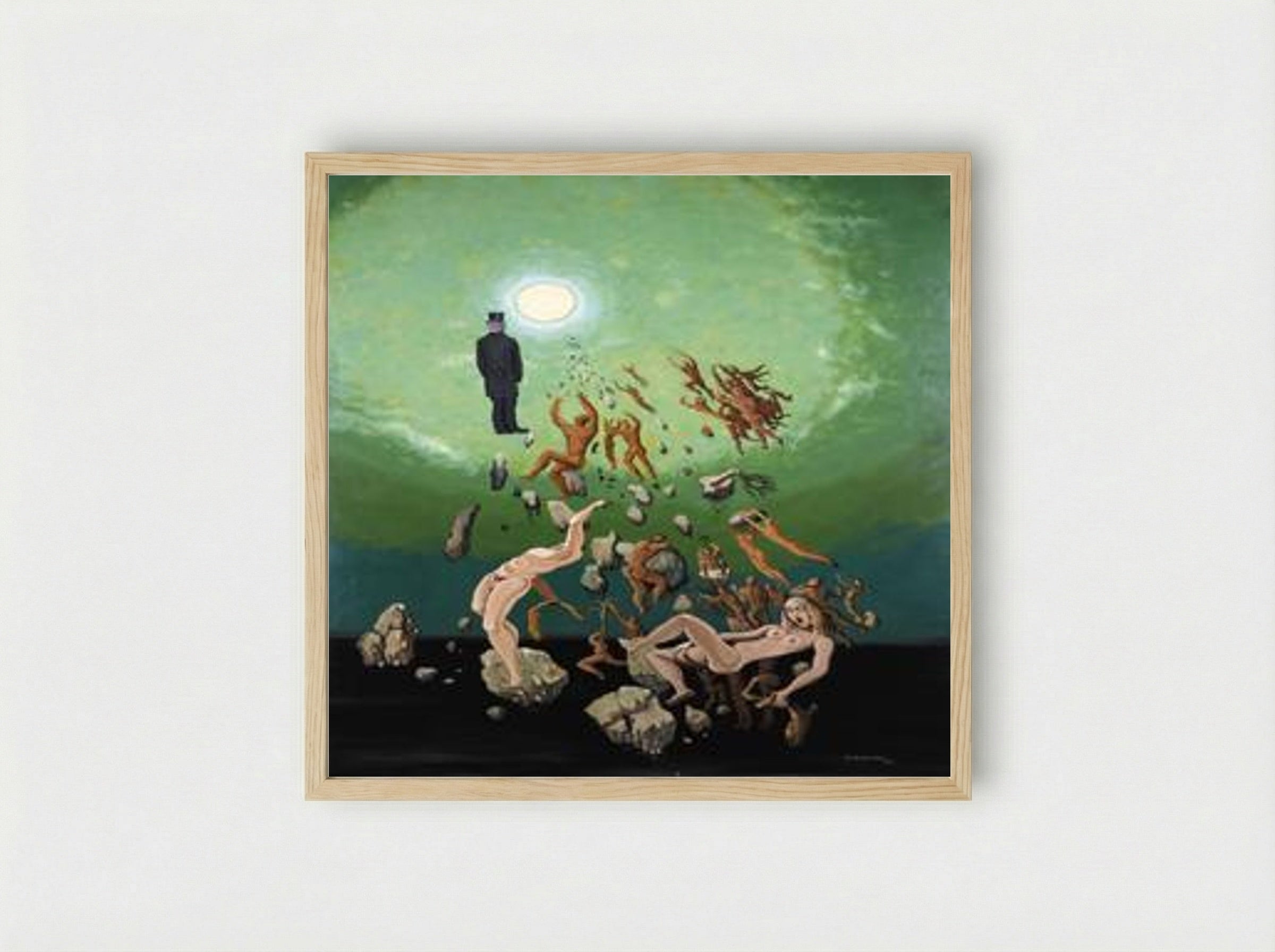 Hypergenese de la reapparition - Victor Brauner - Framed Print Wood