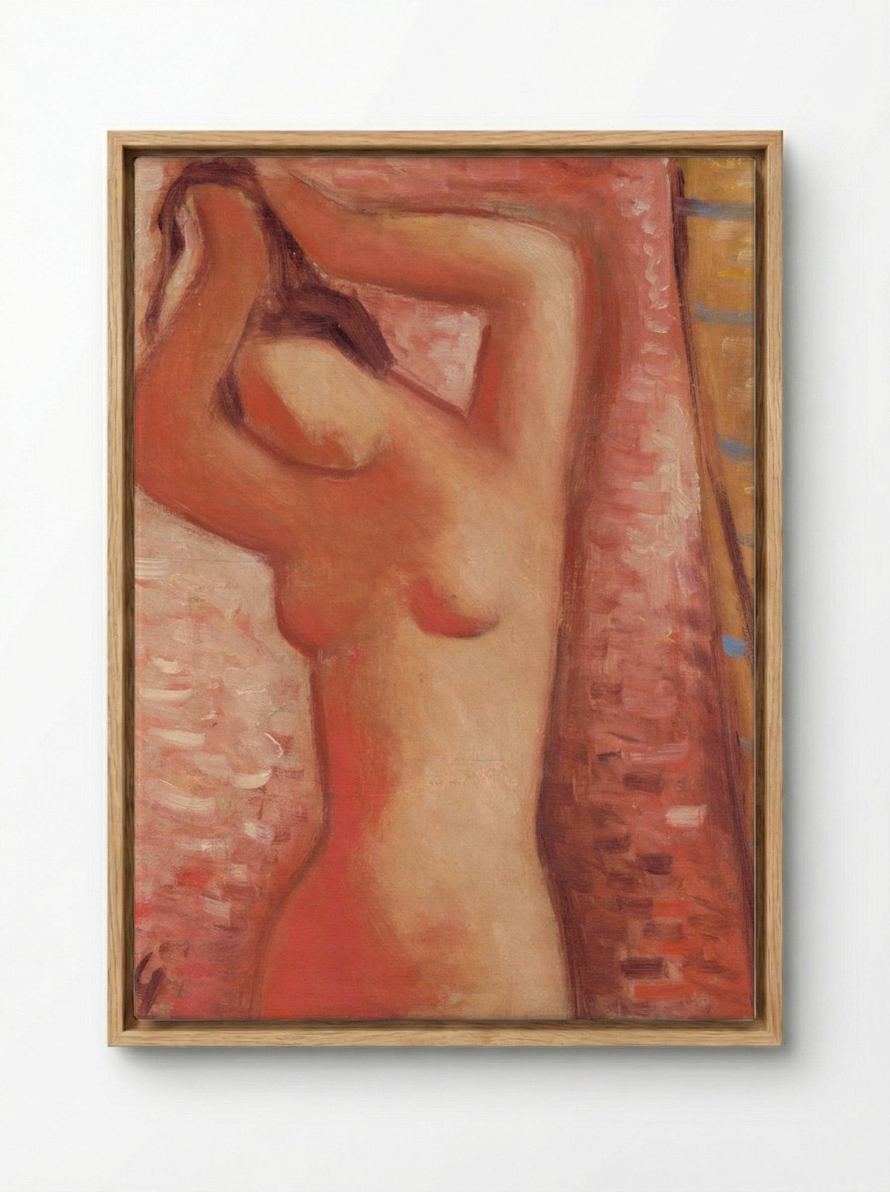 After Bath - Mikuláš Galanda - Framed Canvas Wood