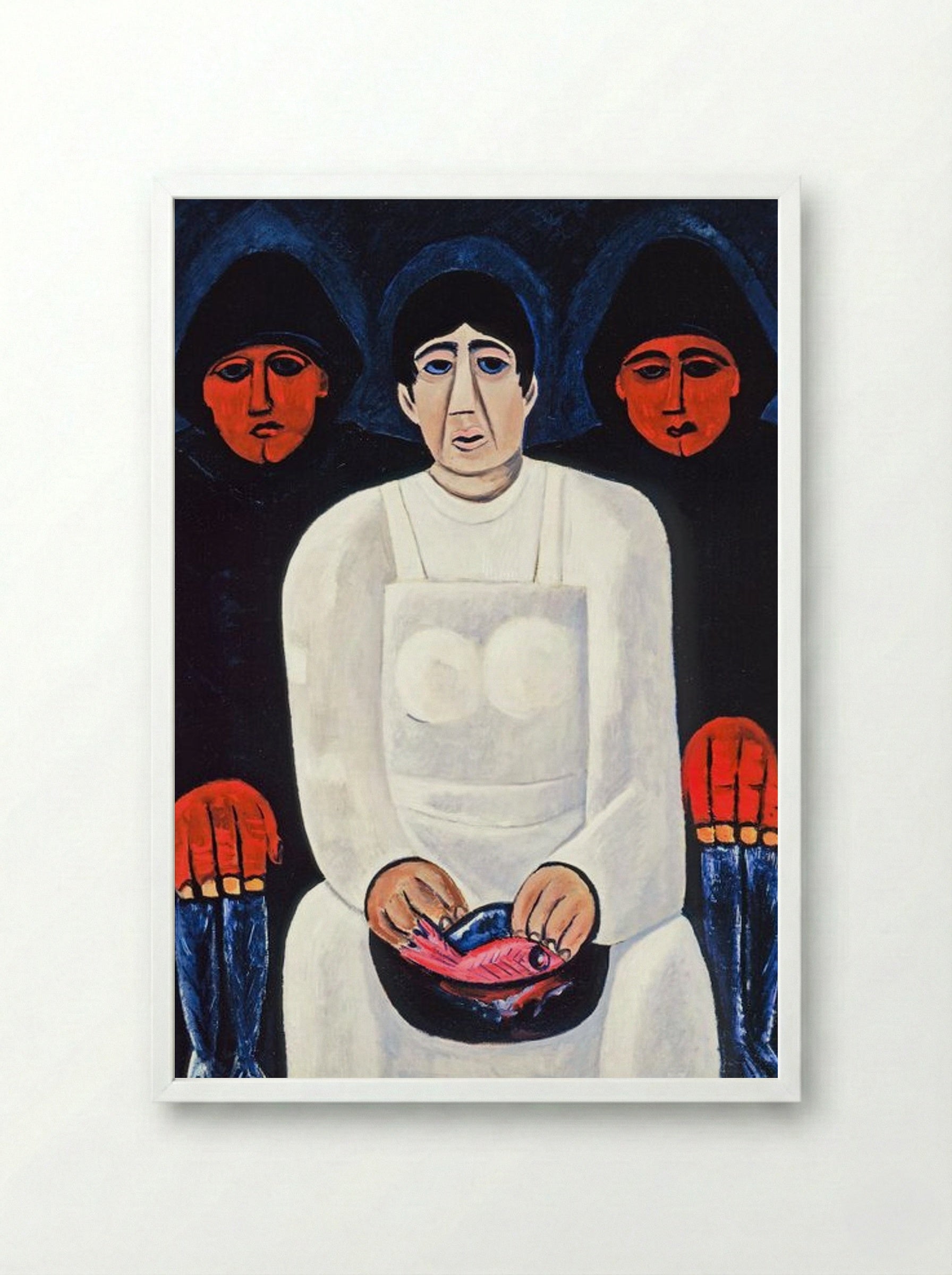 The Lost Felice - Marsden Hartley - Framed Print White