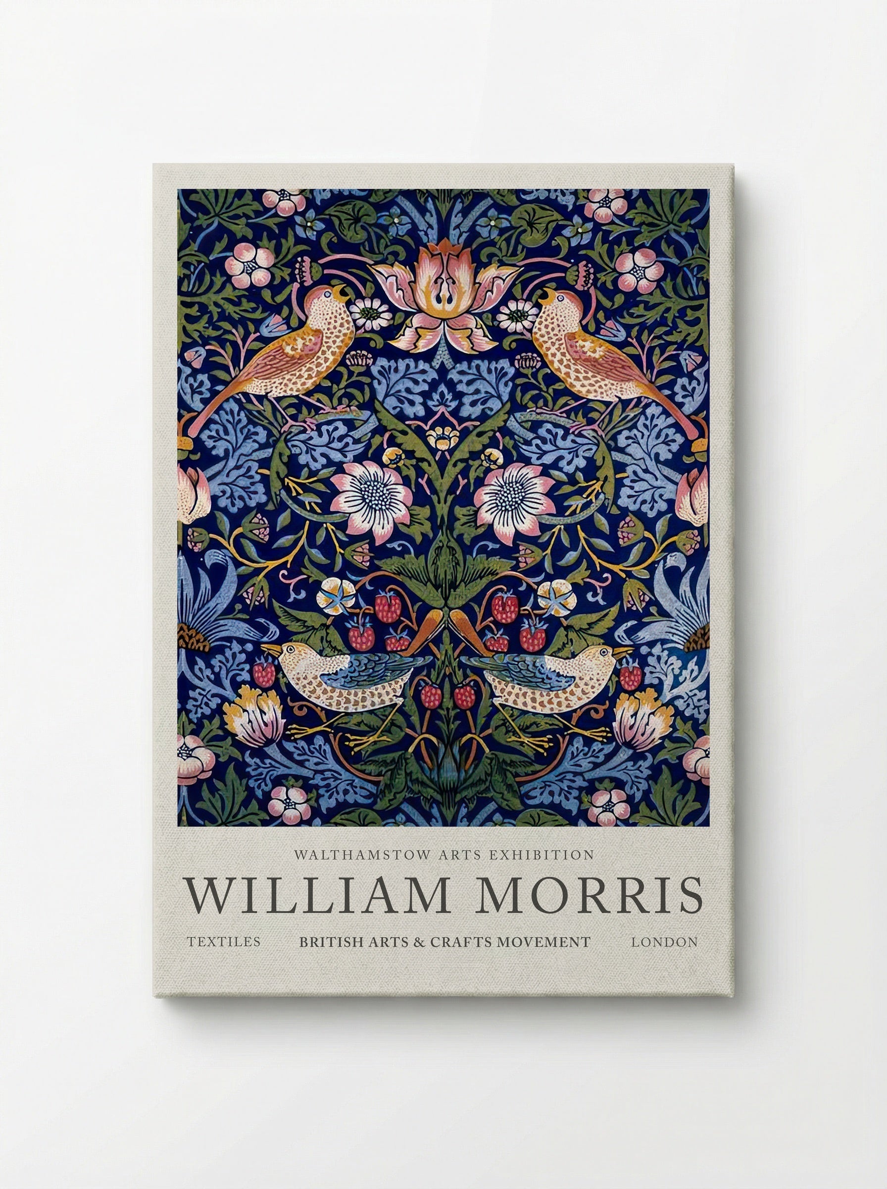 Strawberry Thief - William Morris - Canvas