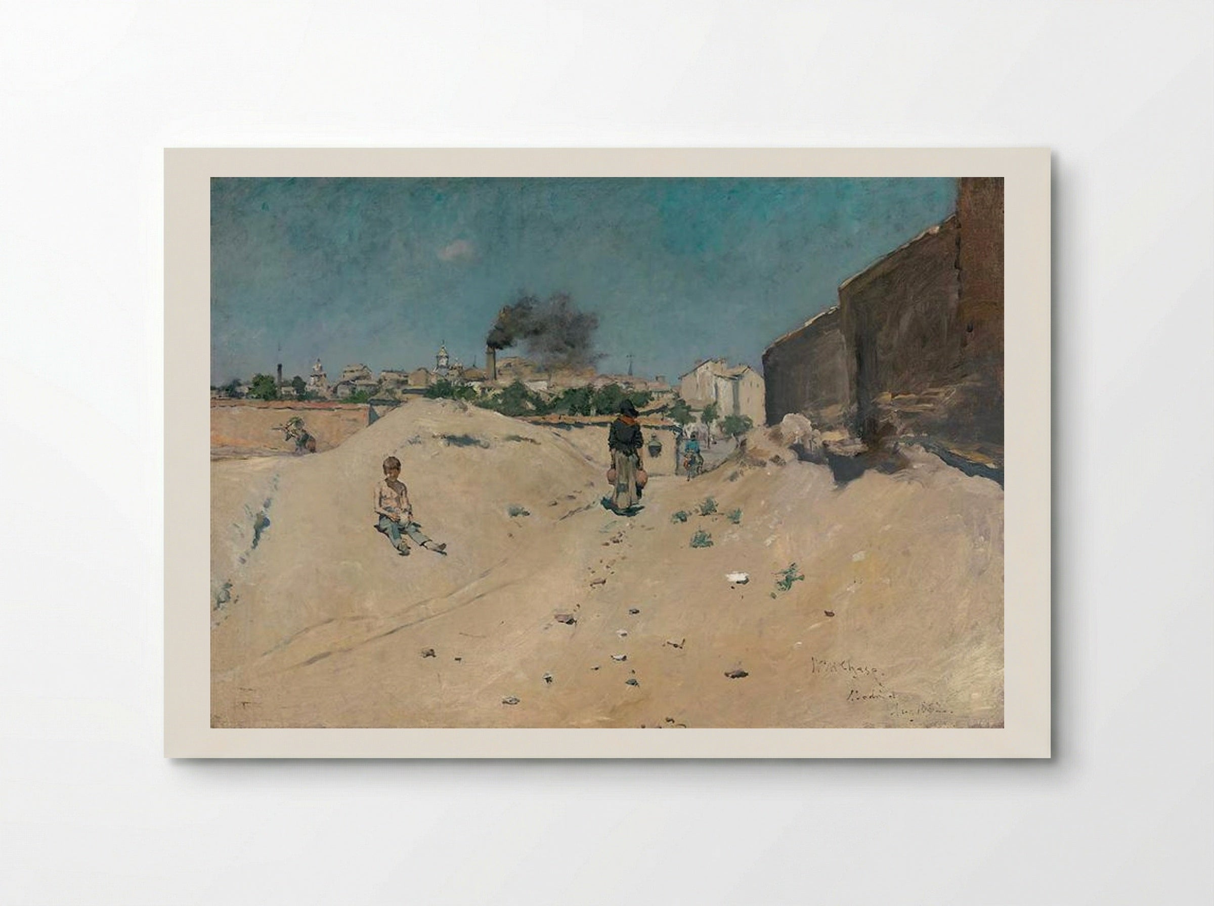 The Outskirts of Madrid - William Merritt Chase - Poster