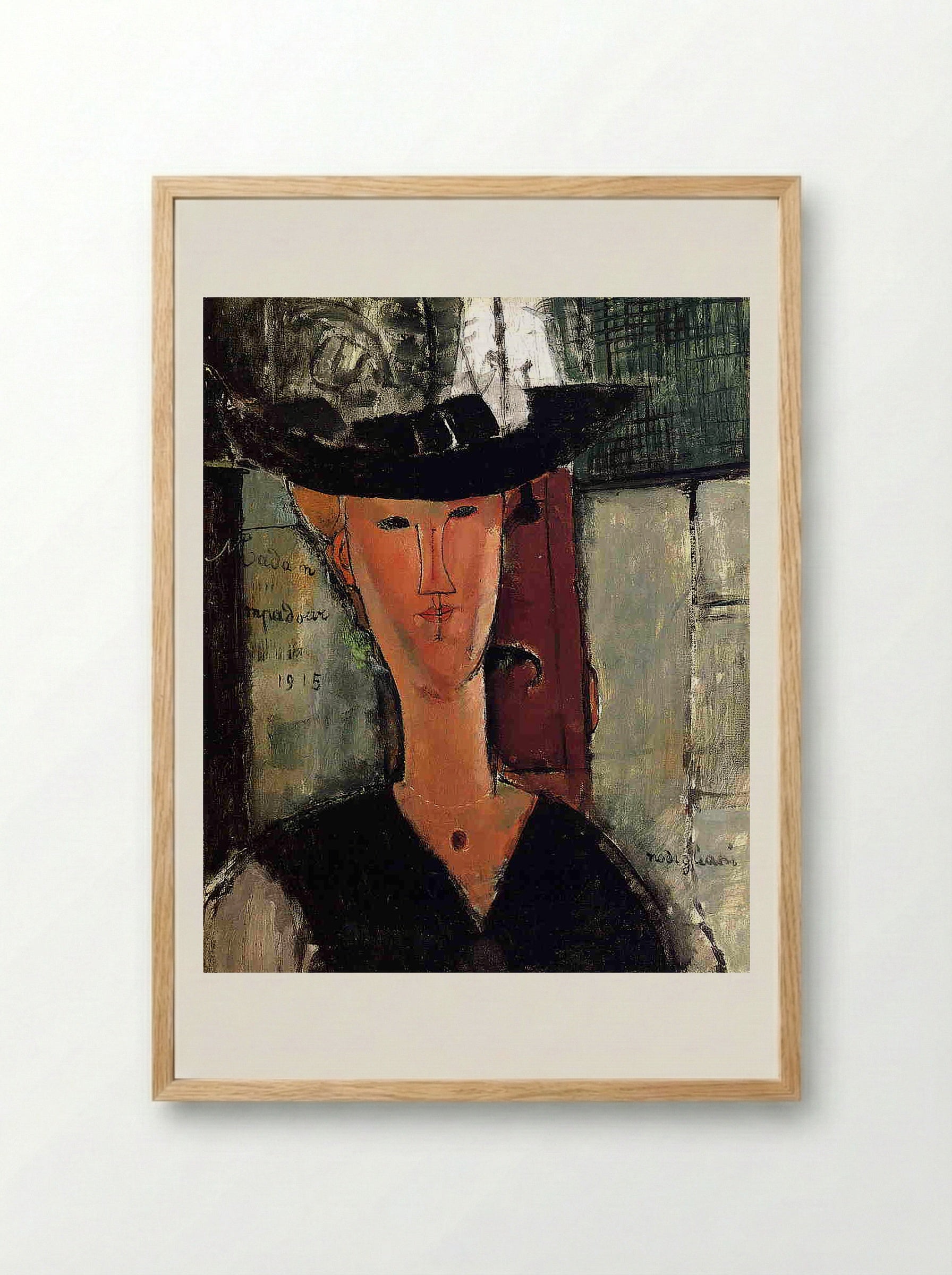 Madame Pompadour - Amedeo Modigliani - Framed Print Wood