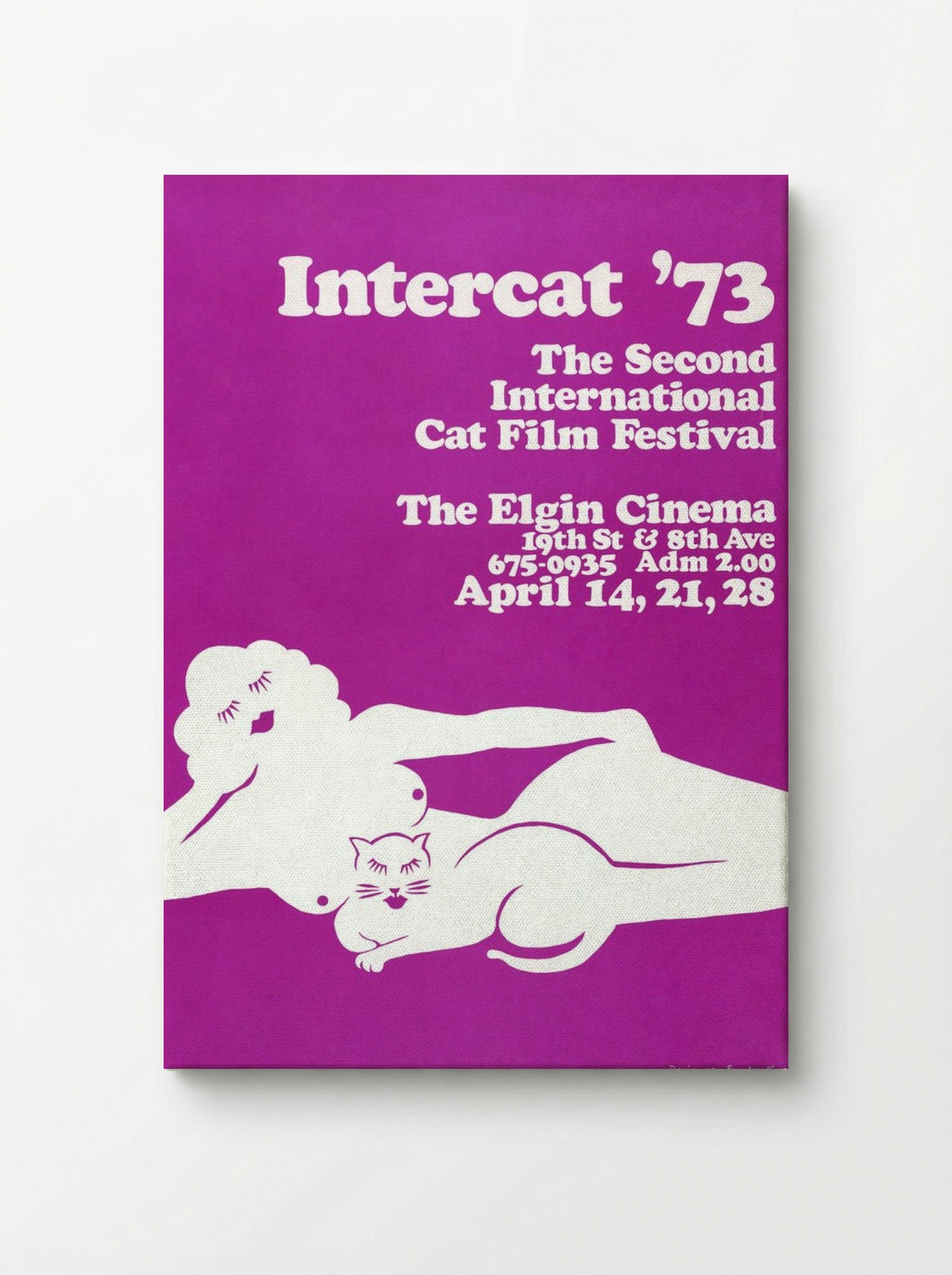 Intercat '73: The Second International Cat Film Festival - Sandra Kopell - Canvas