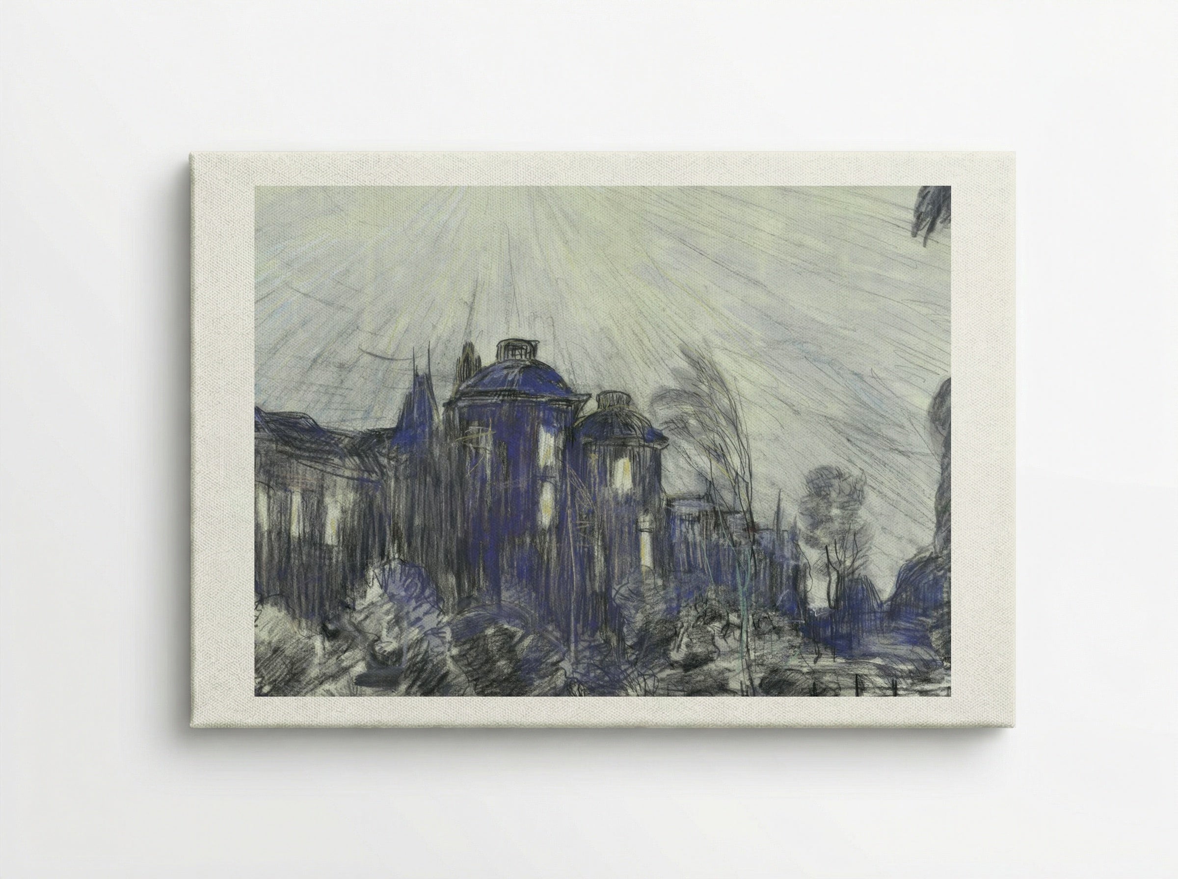 Huizen aan de Laan van Nieuw-Oosteinde te Voorburg - Theo van Hoytema - Canvas