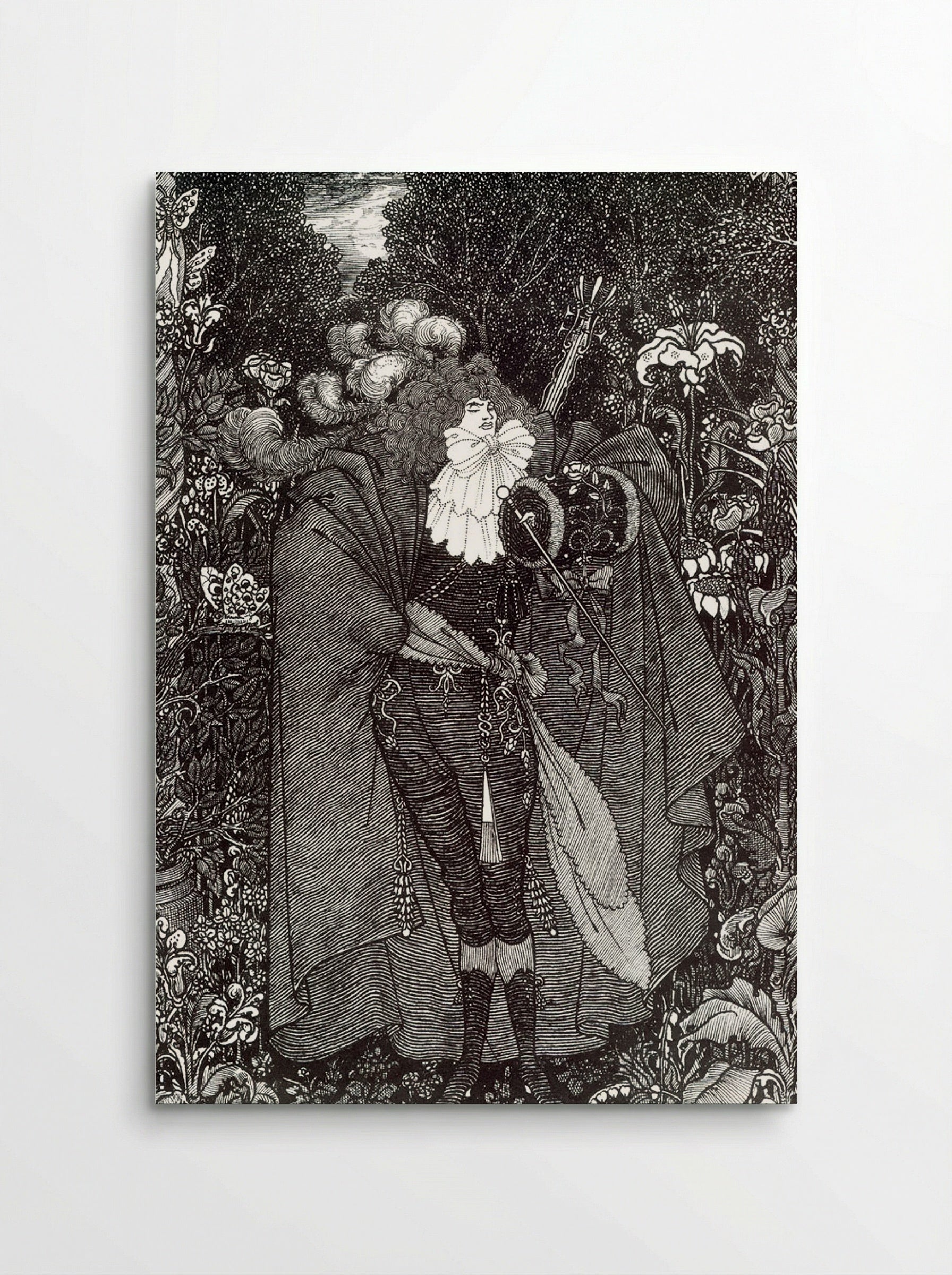 A Night Piece - Aubrey Beardsley - Poster