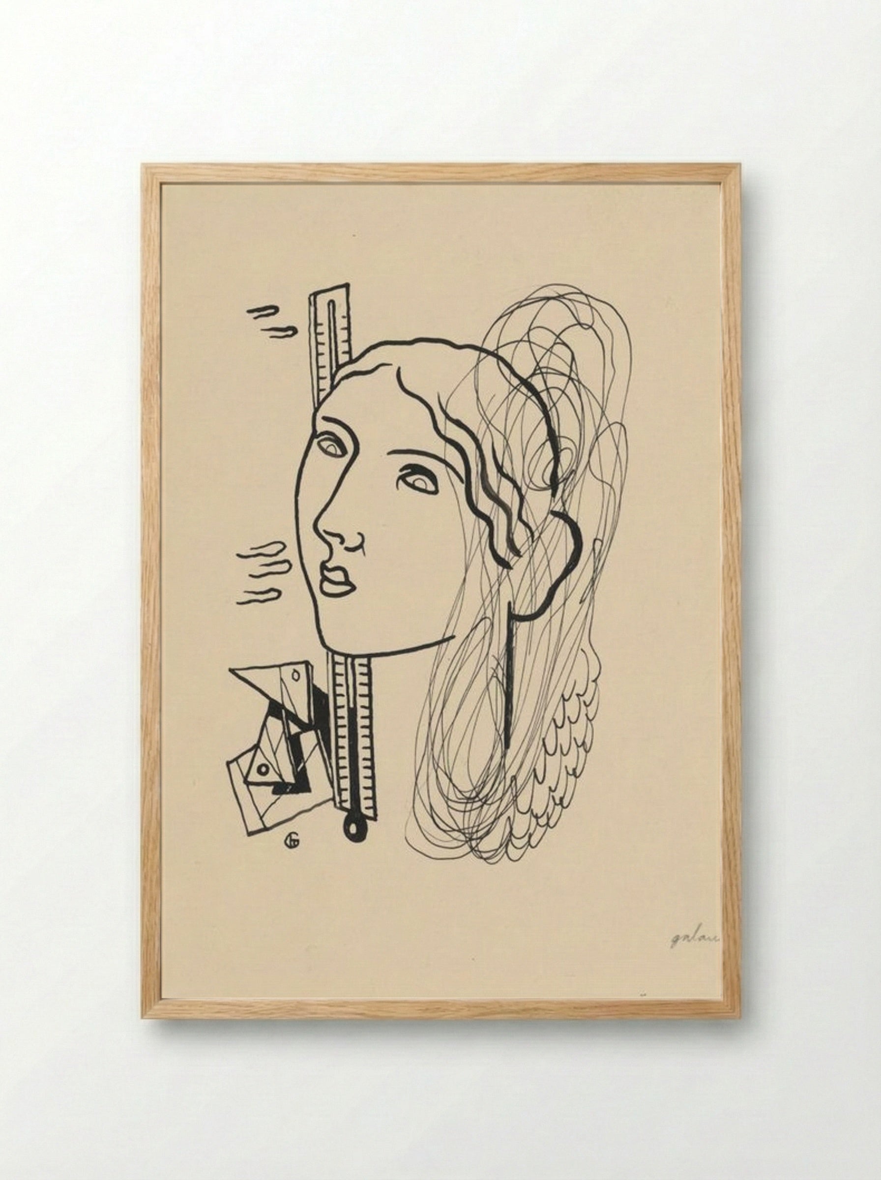 Thermometer - Mikuláš Galanda - Framed Print Wood