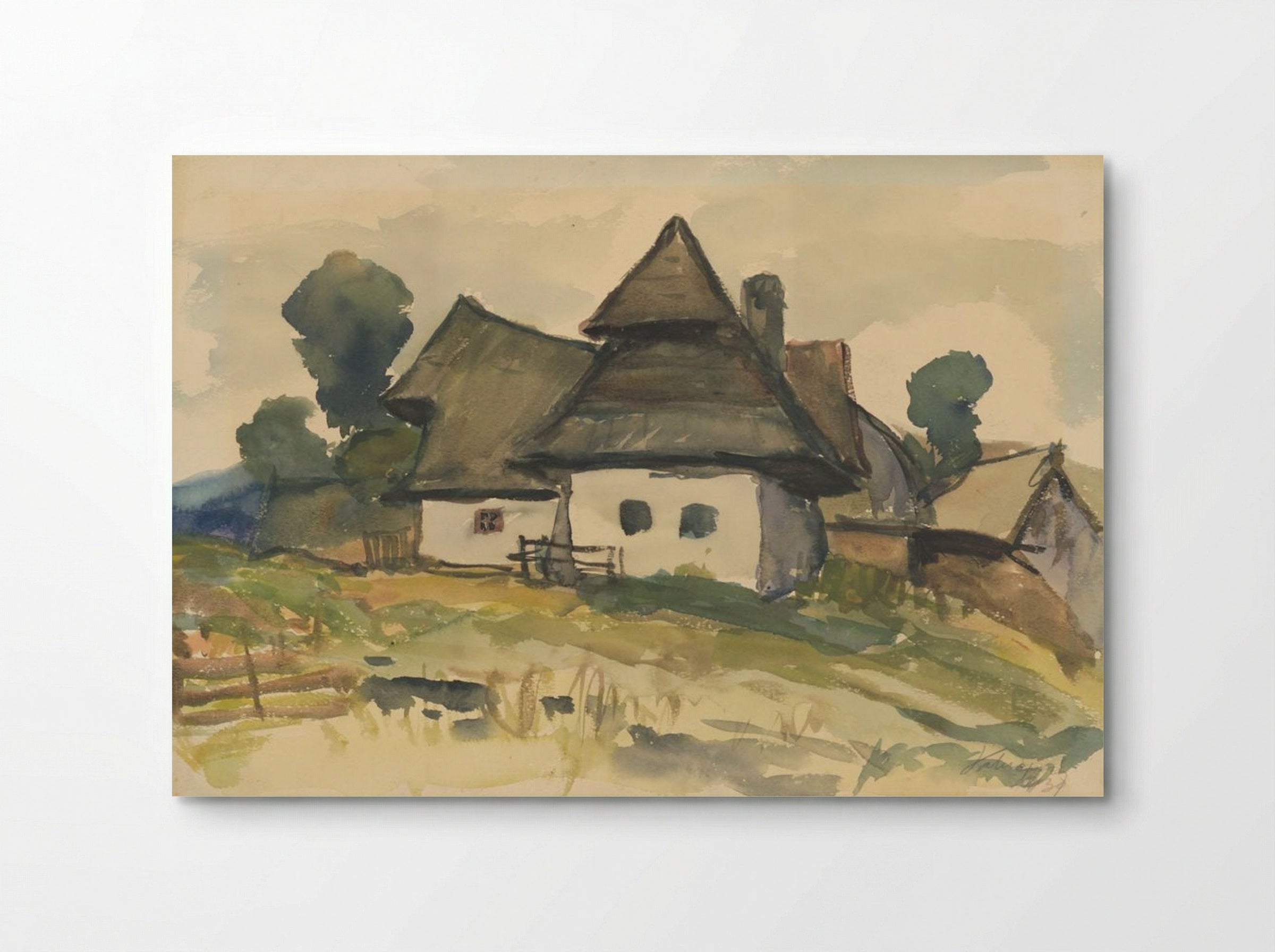 Village Motif - Zolo Palugyay - Poster