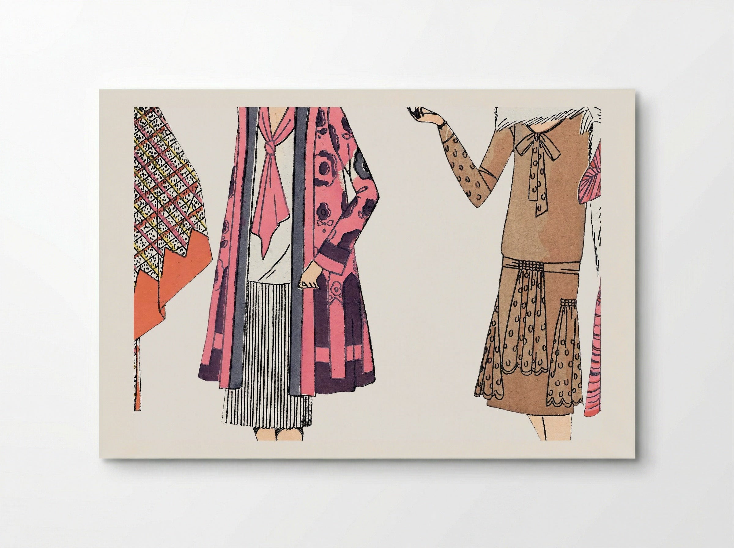 Flapper Dresses (Fashion Plate) - Fine Art Print - Poster