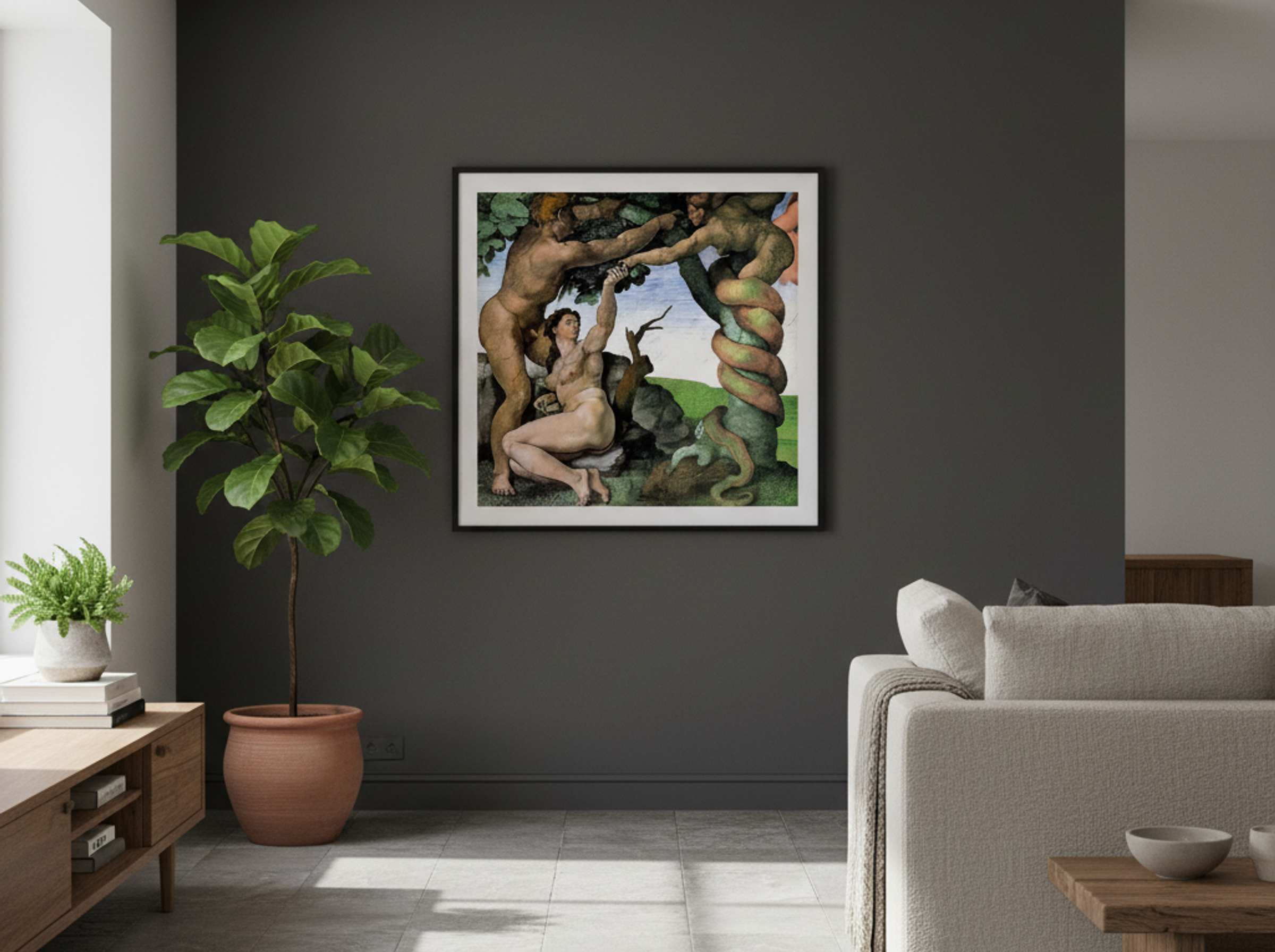 Adam and Eve - Michelangelo - Lifestyle
