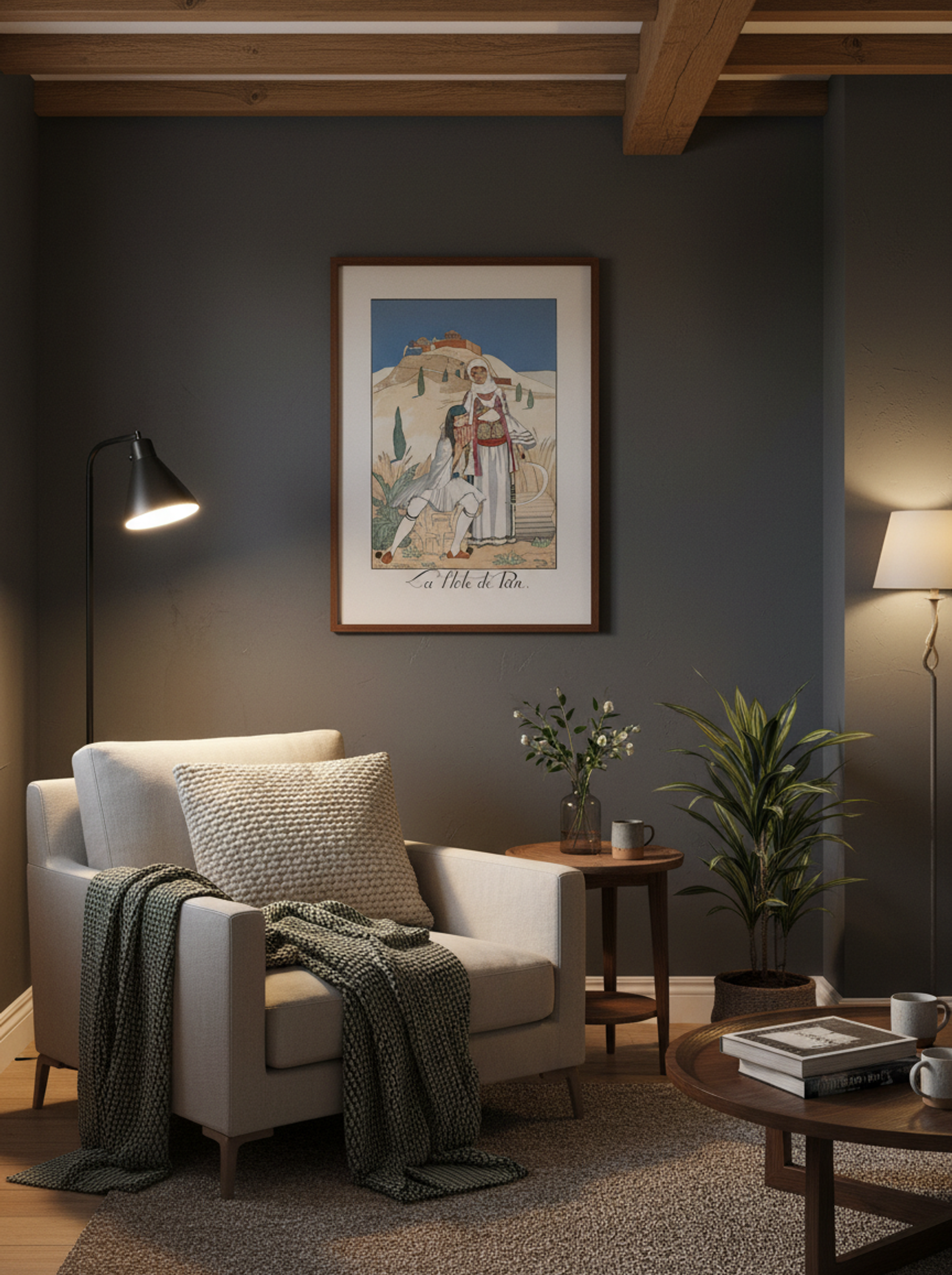 La Flûte de Pan - George Barbier - Lifestyle