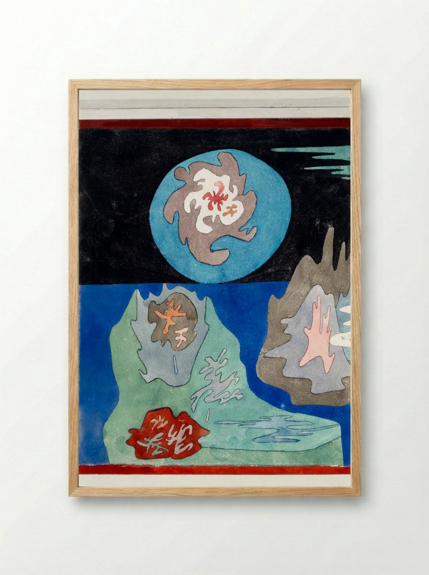 In the Land of Precious Stones - Paul Klee - Framed Print Wood