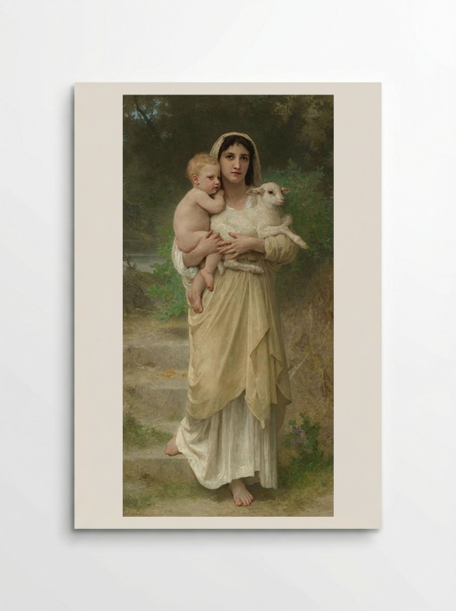 Lambs - William-Adolphe Bouguereau - Poster
