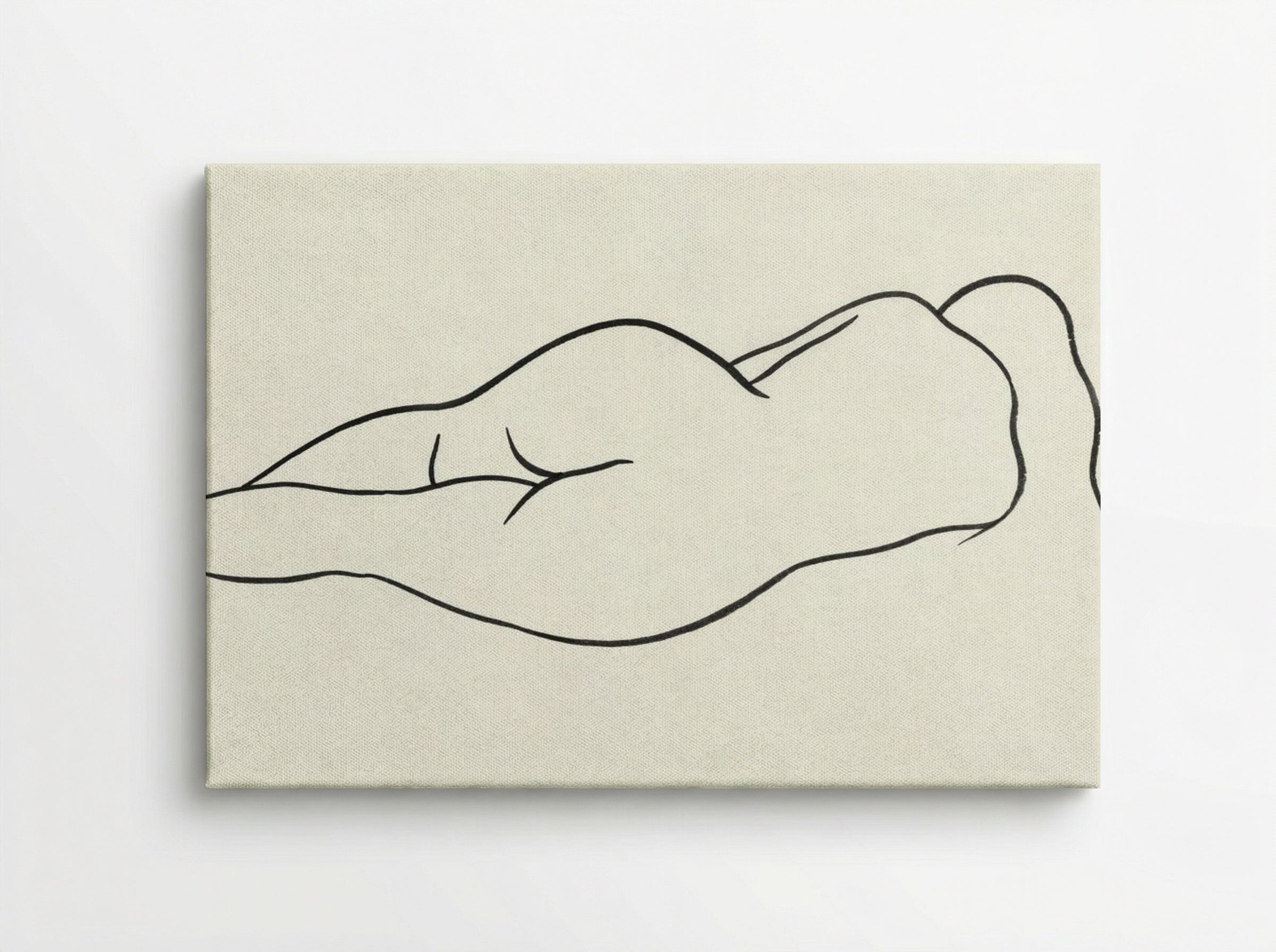 Reclining Nude Woman - Ananda Kentish Coomaraswamy - Canvas