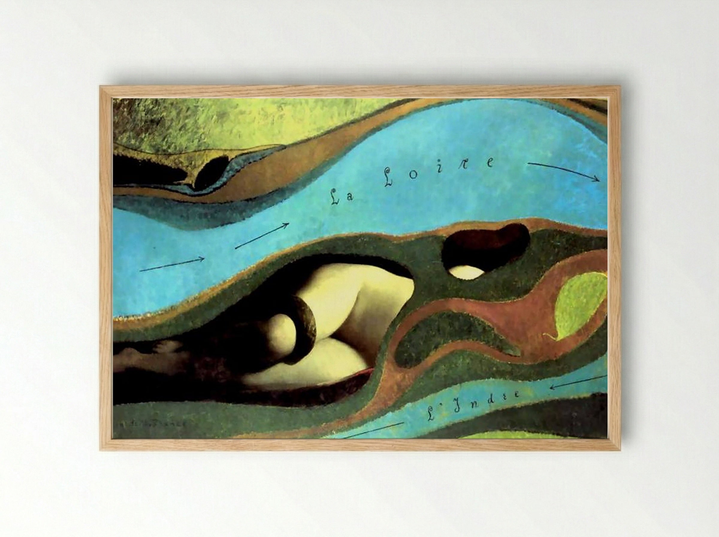 The Garden of France - Max Ernst - Framed Print Wood