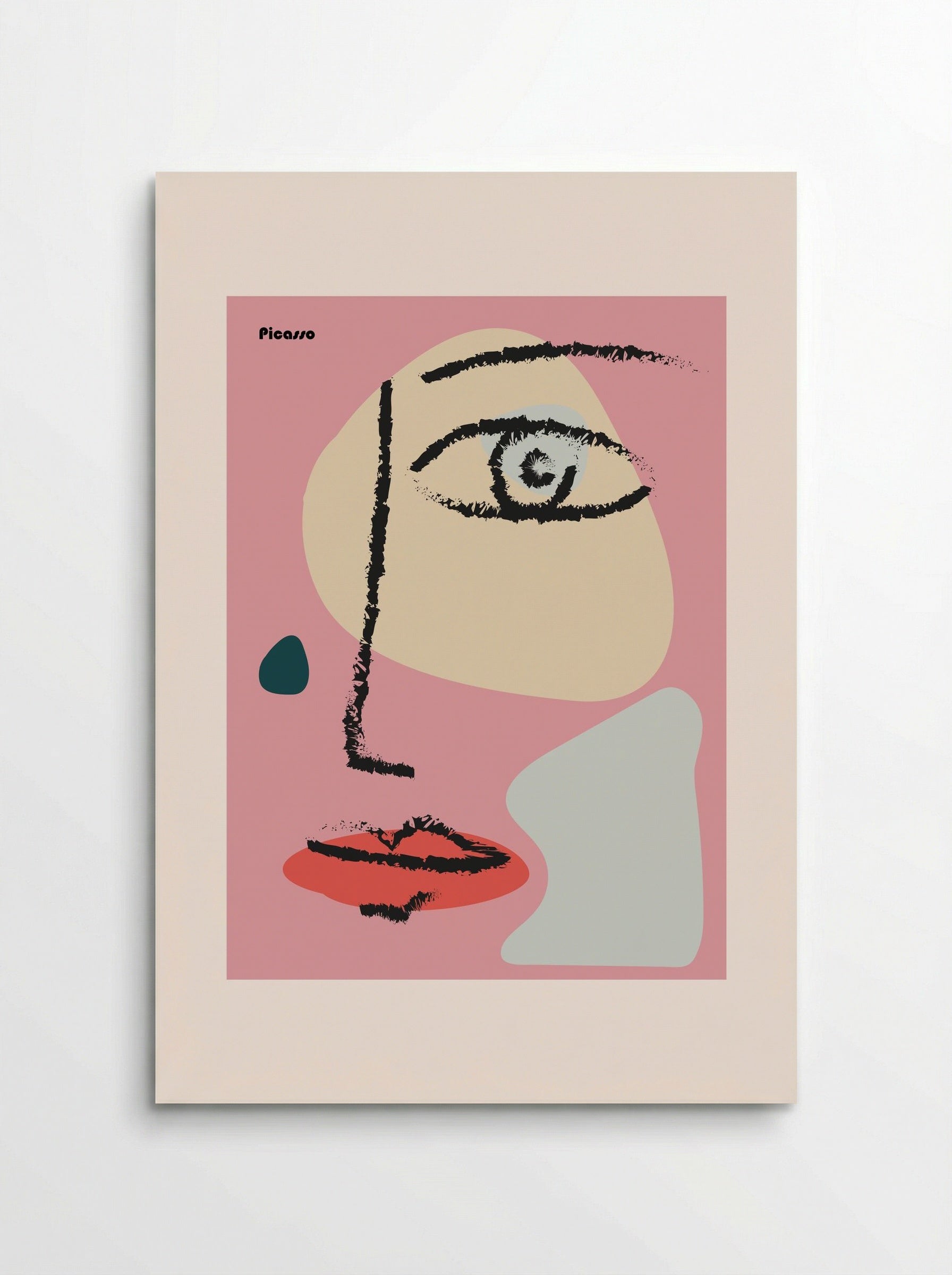Abstract Face - Pablo Picasso - Poster