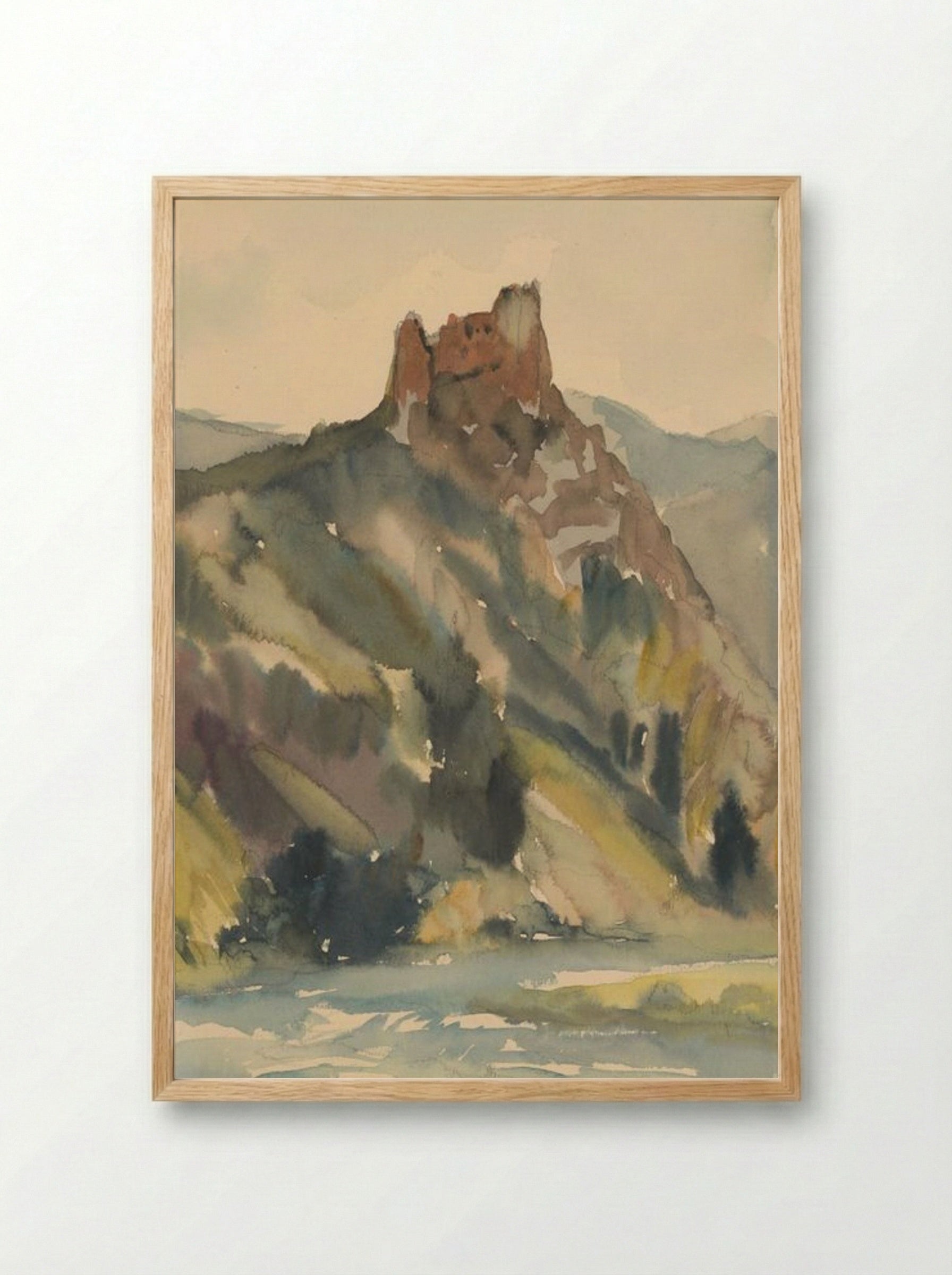 Old Castle - Zolo Palugyay - Framed Print Wood