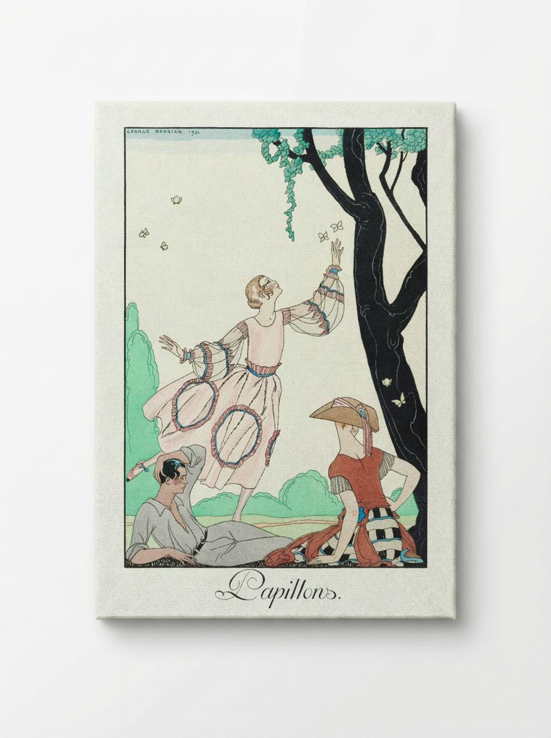 Papillons - George Barbier - Canvas