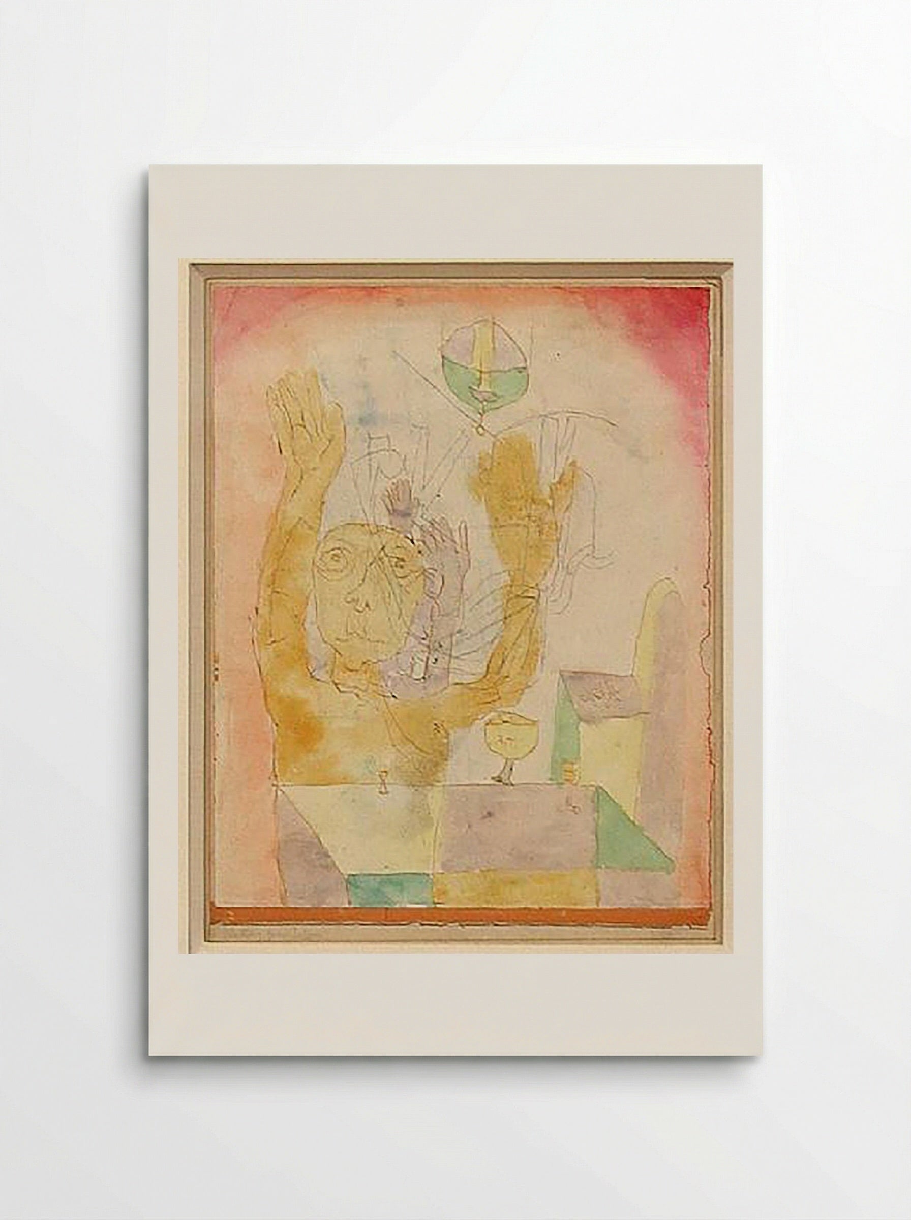 Enlightenment of Two Sectarians - Paul Klee - Poster