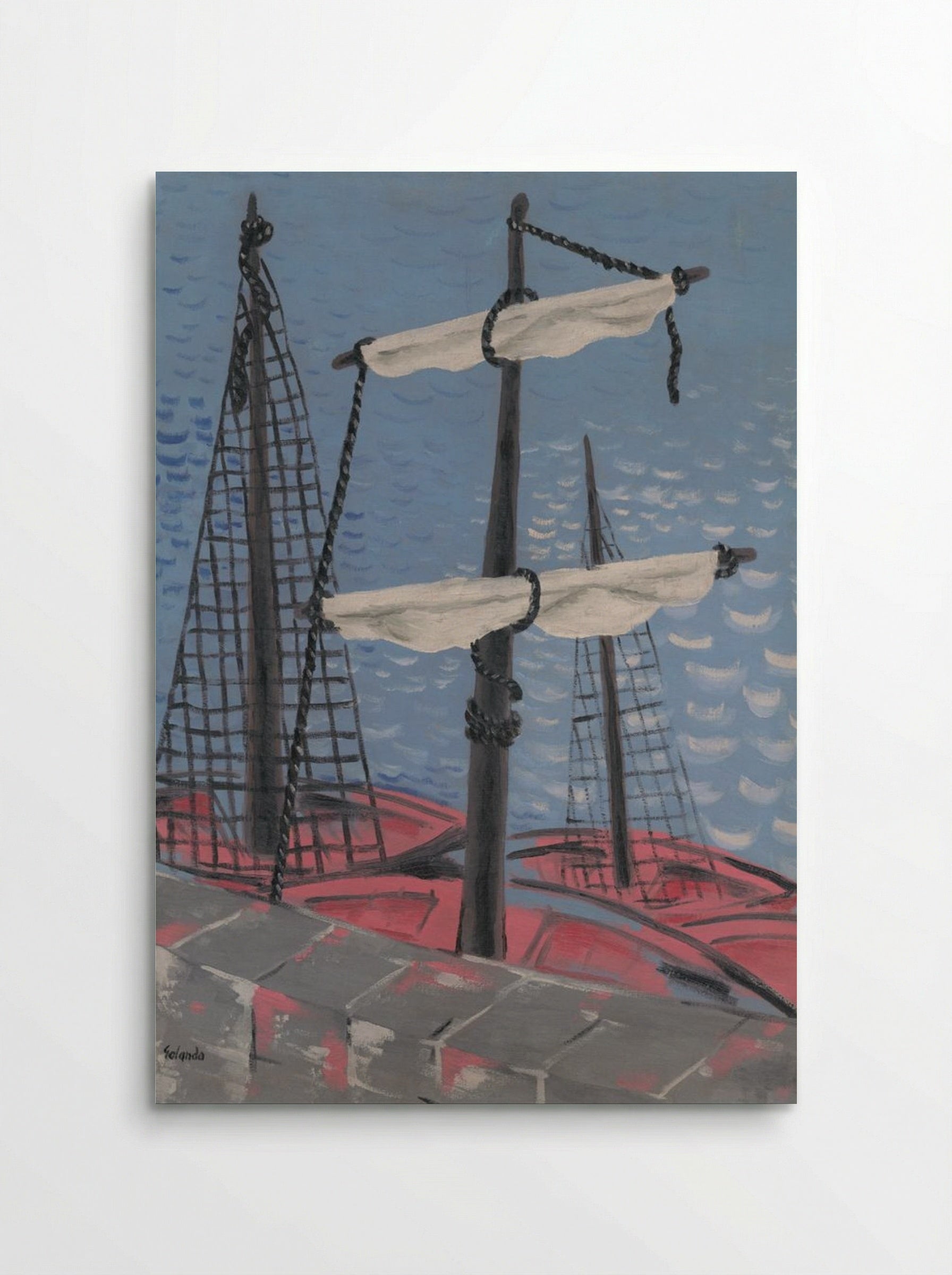 Fishing Boats - Mikuláš Galanda - Poster