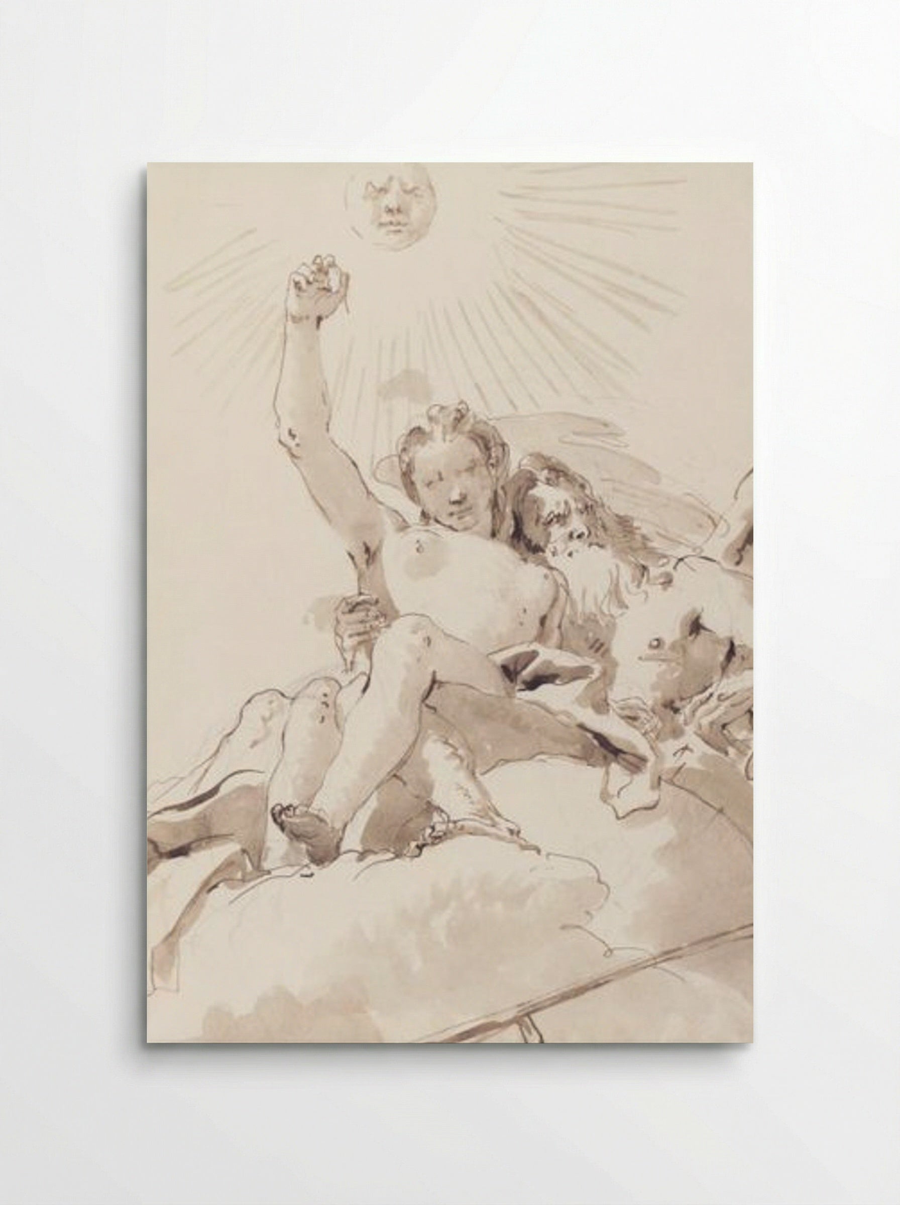 Time and Truth - Giovanni Battista Tiepolo - Poster