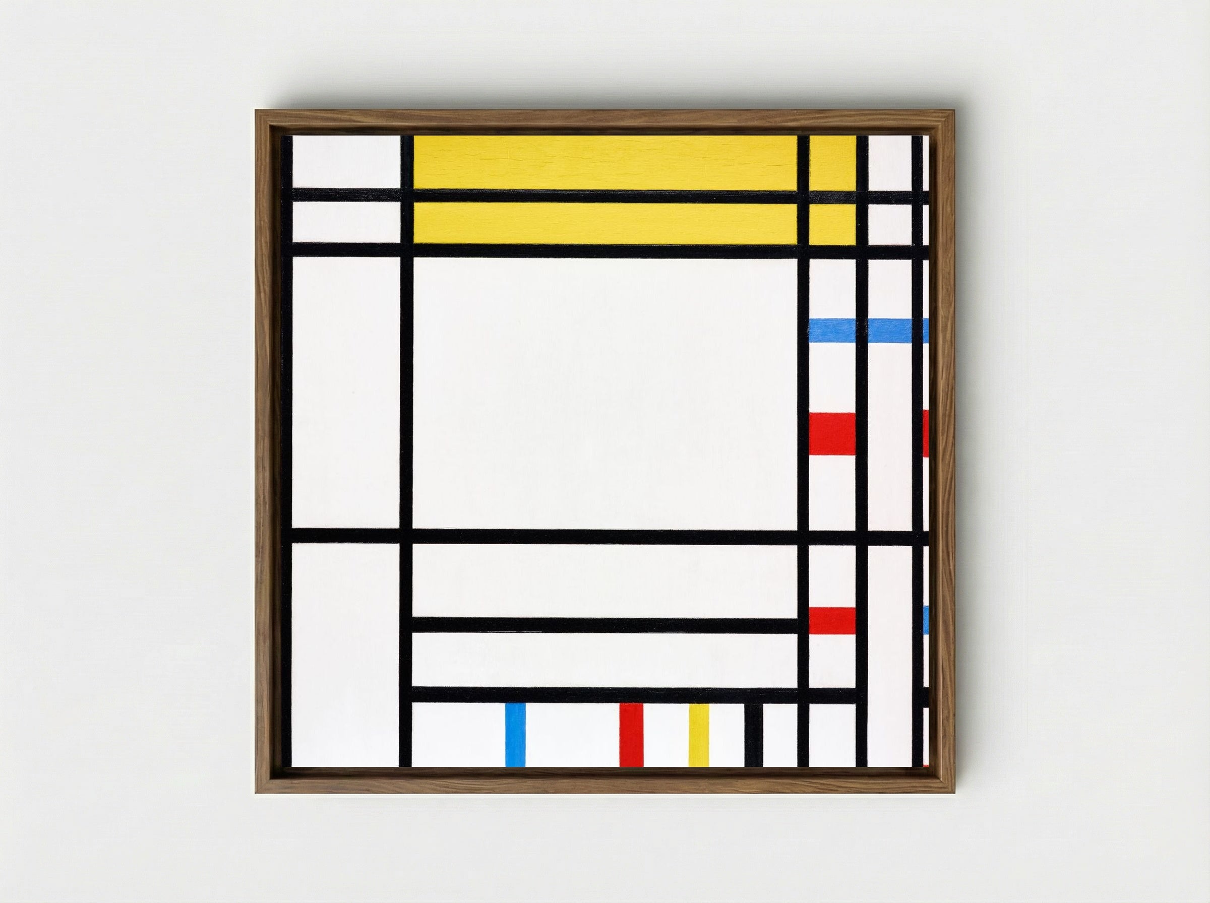 Place de la Concorde - Piet Mondrian - Framed Canvas Wood