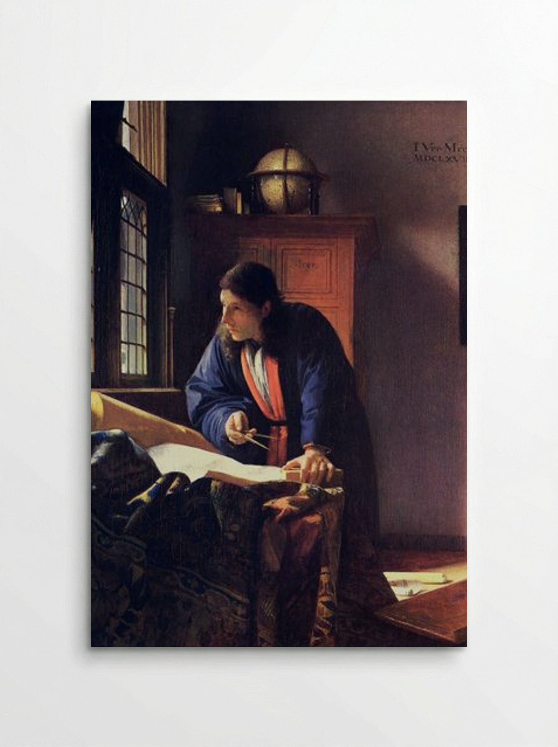 The Geographer - Johannes Vermeer - Poster