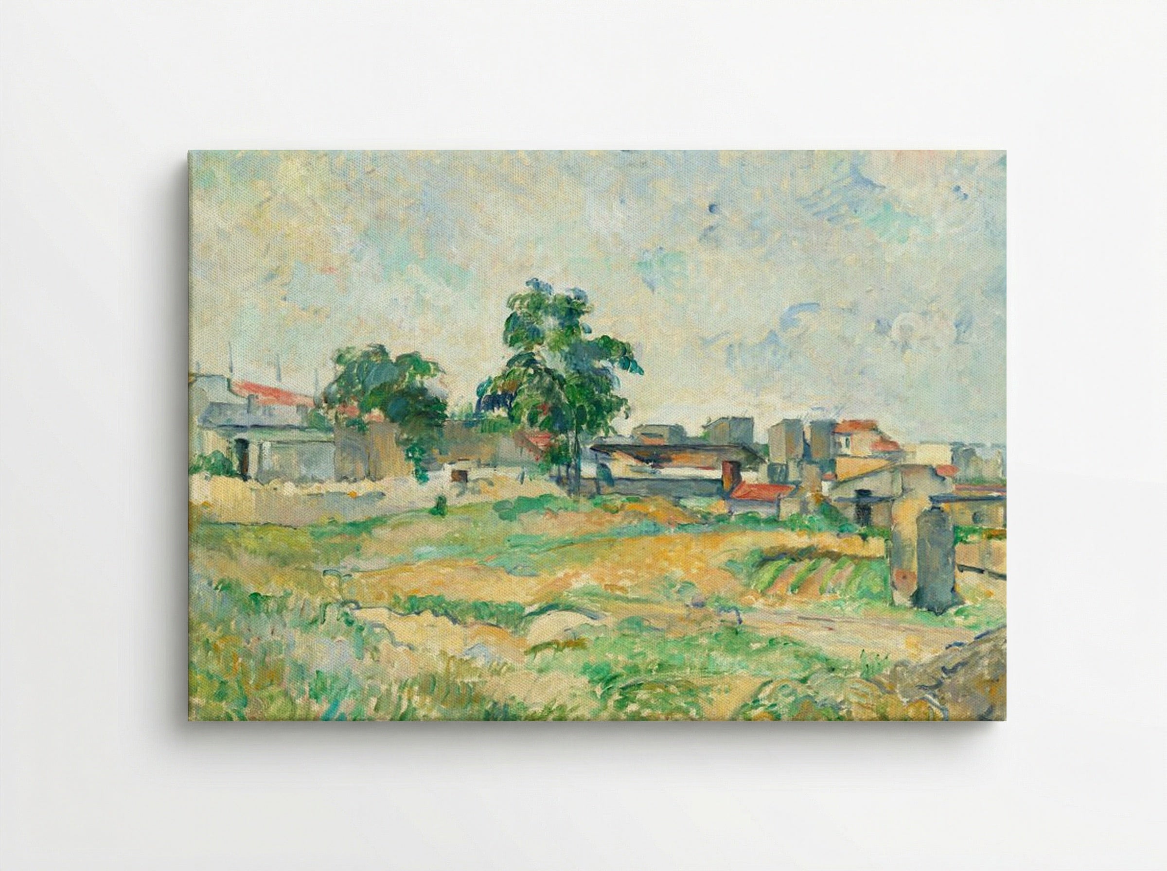 Landscape near Paris - Paul Cézanne - Canvas