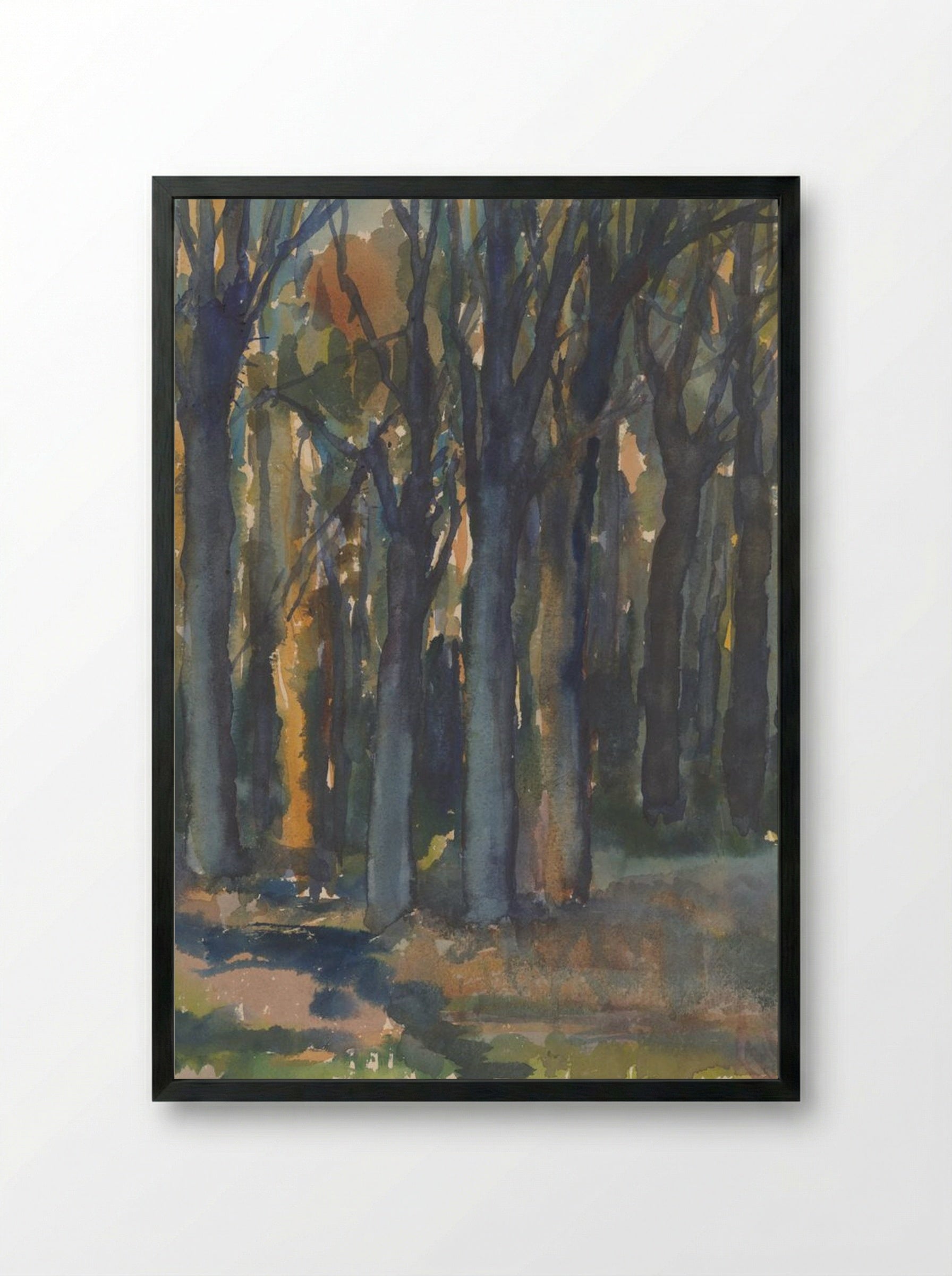Forest - Zolo Palugyay - Framed Print Black