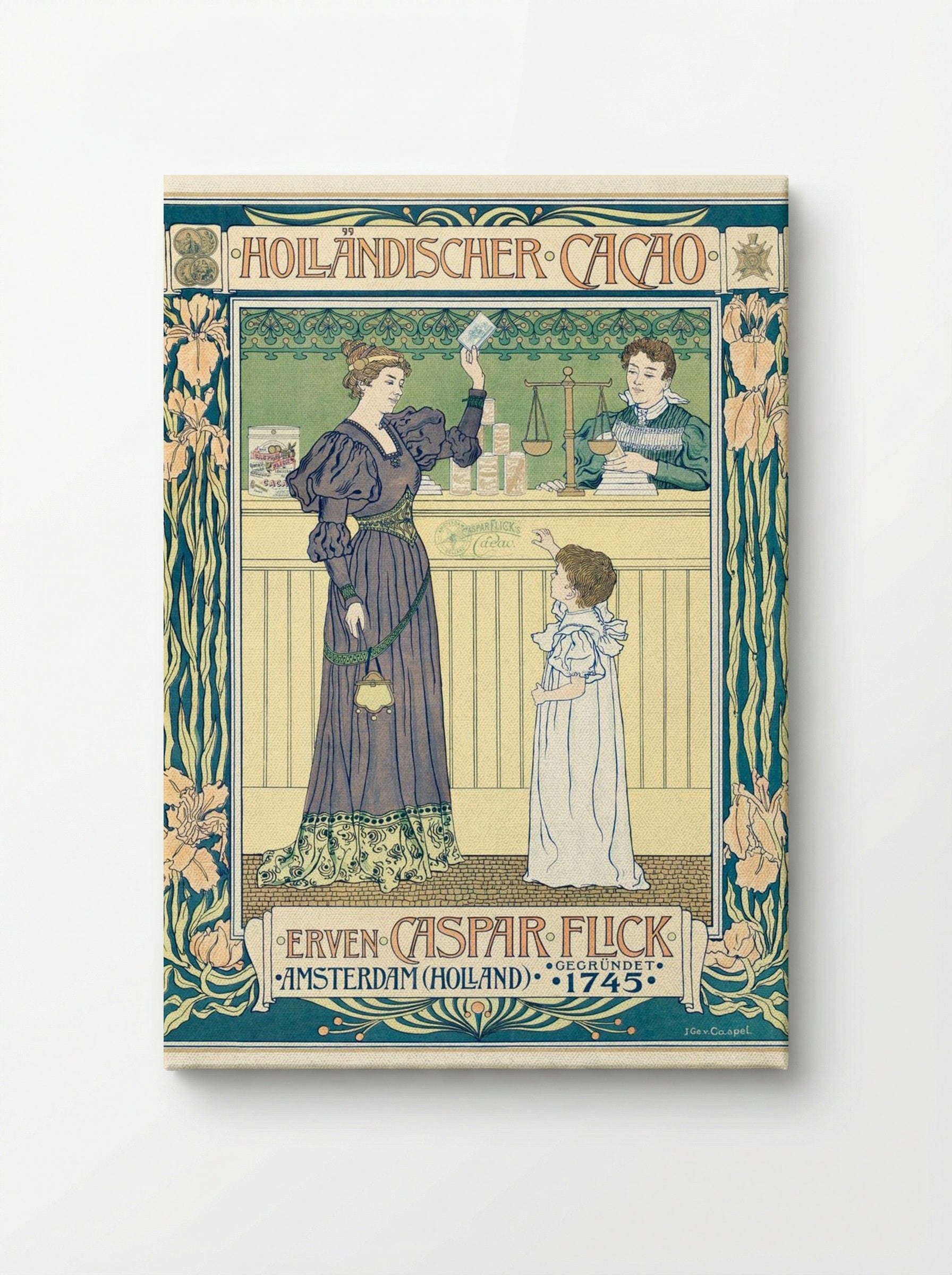 Holländischer Cacao - Johann Georg van Caspel - Canvas