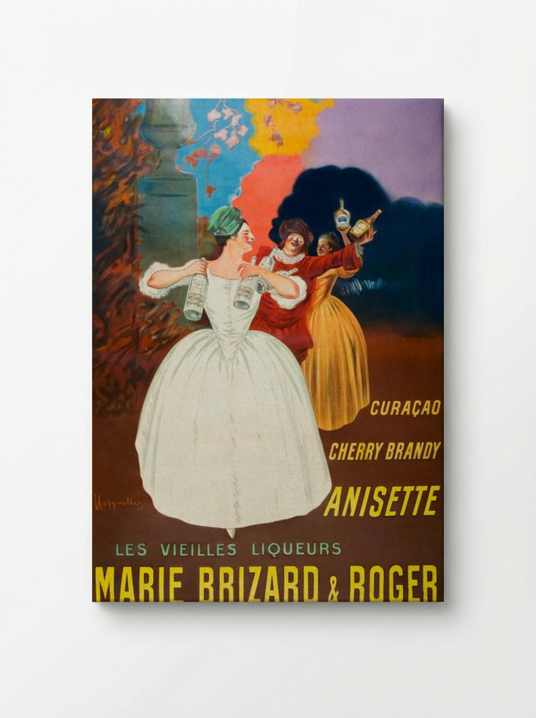 The Old Liqueurs Marie Brizard & Roger - Leonetto Cappiello - Canvas